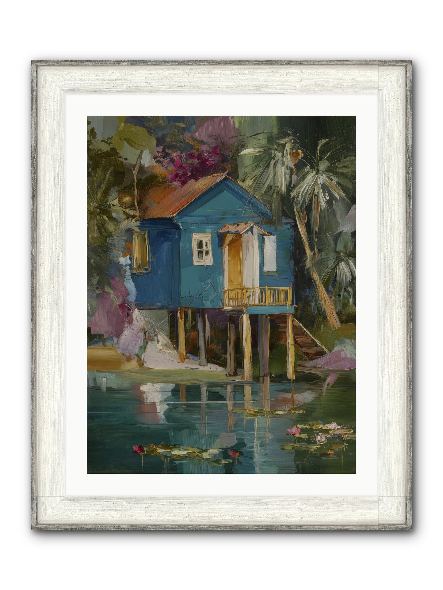 Where Magic Lives Framed Print - Driftwood White 24x32