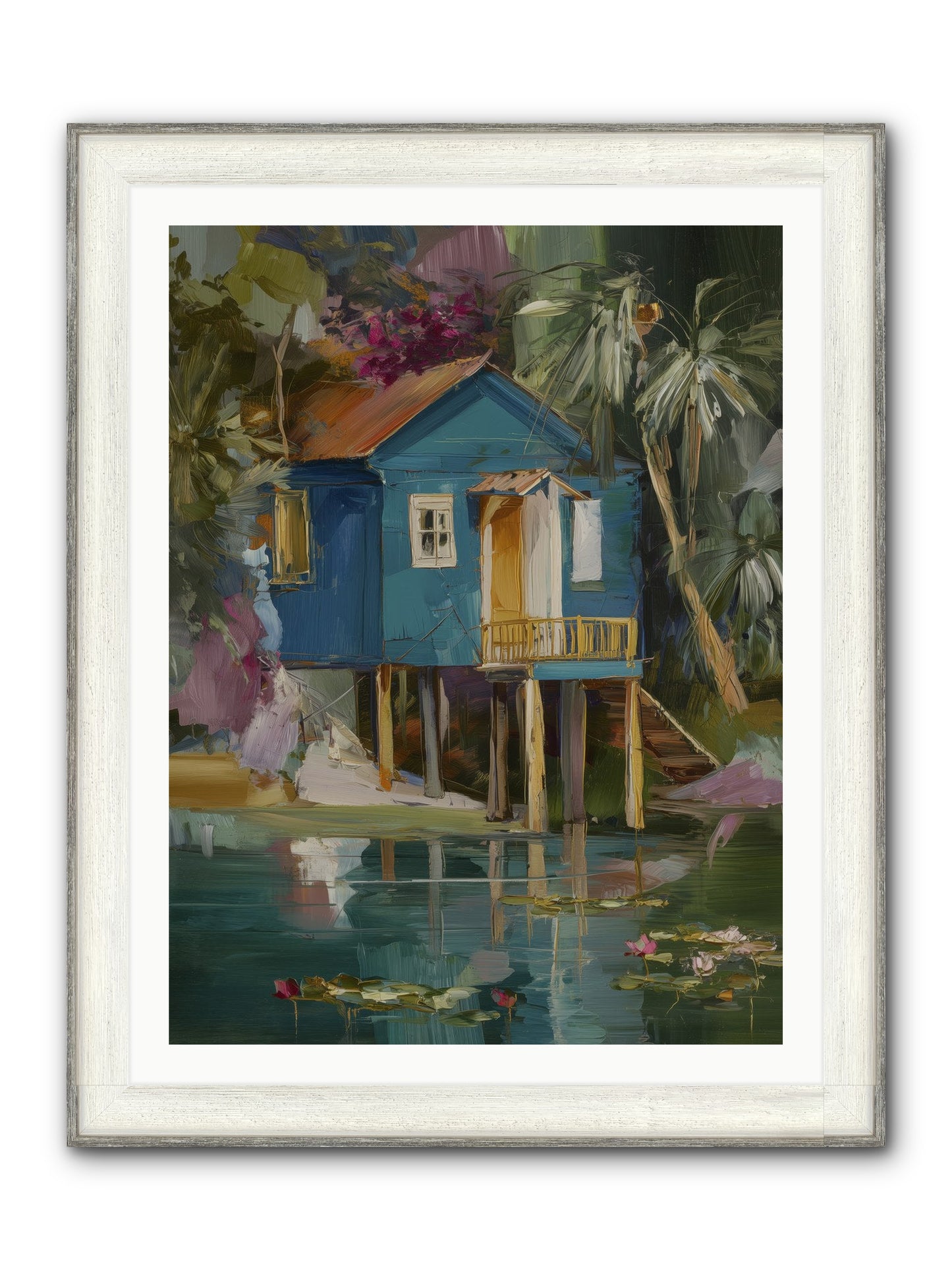 Where Magic Lives Framed Print - Driftwood White 30x40