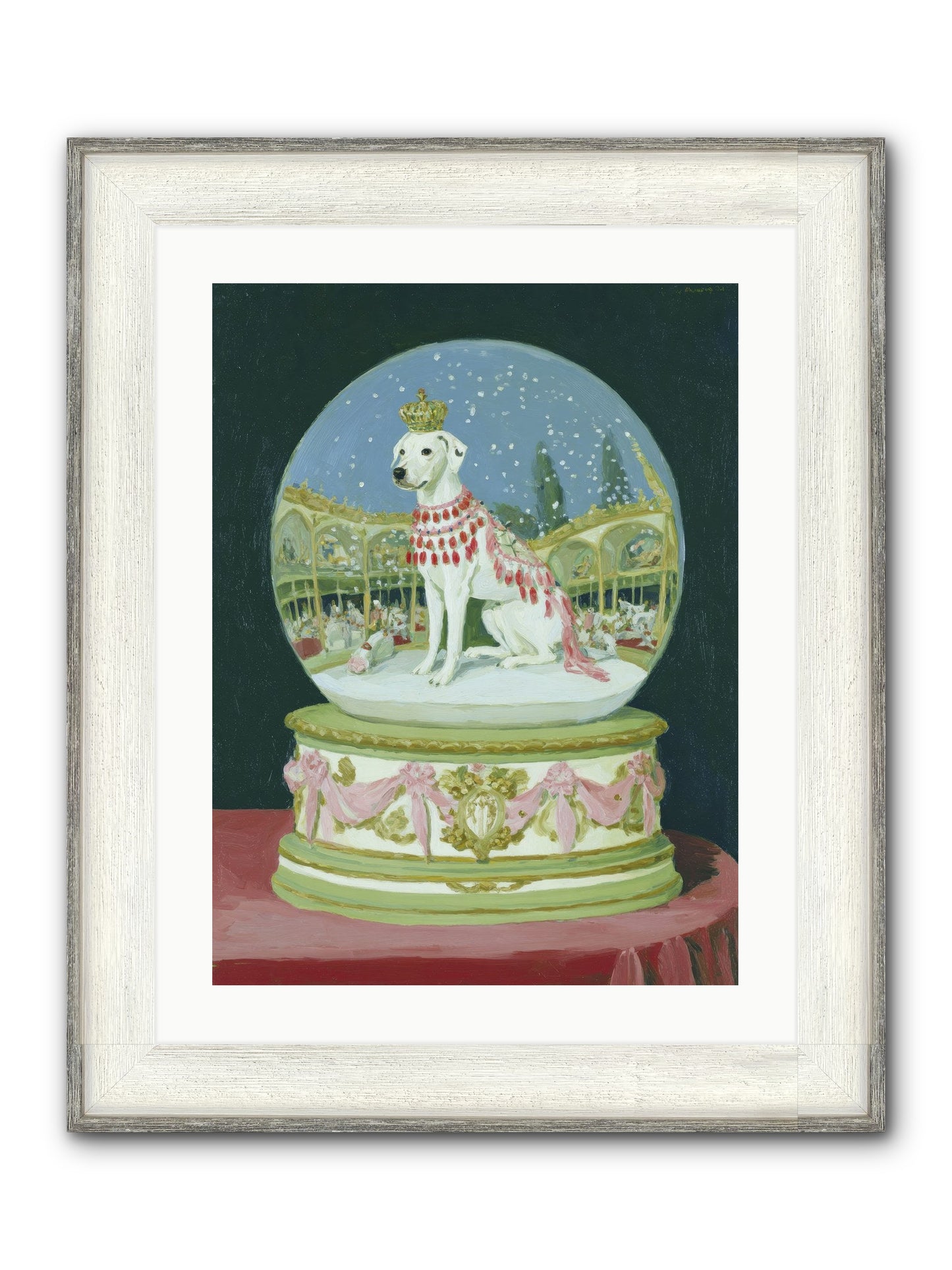Where Merriment Lives Framed Print - Driftwood White 18x24