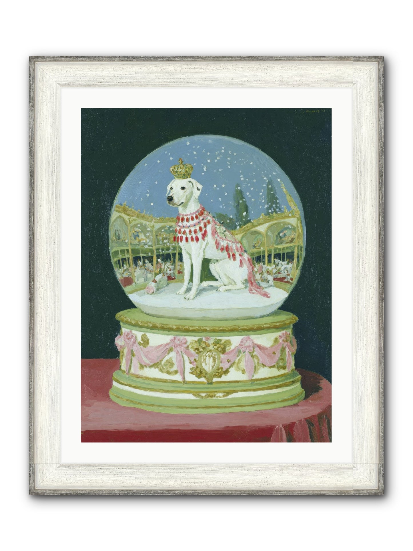 Where Merriment Lives Framed Print - Driftwood White 24x32