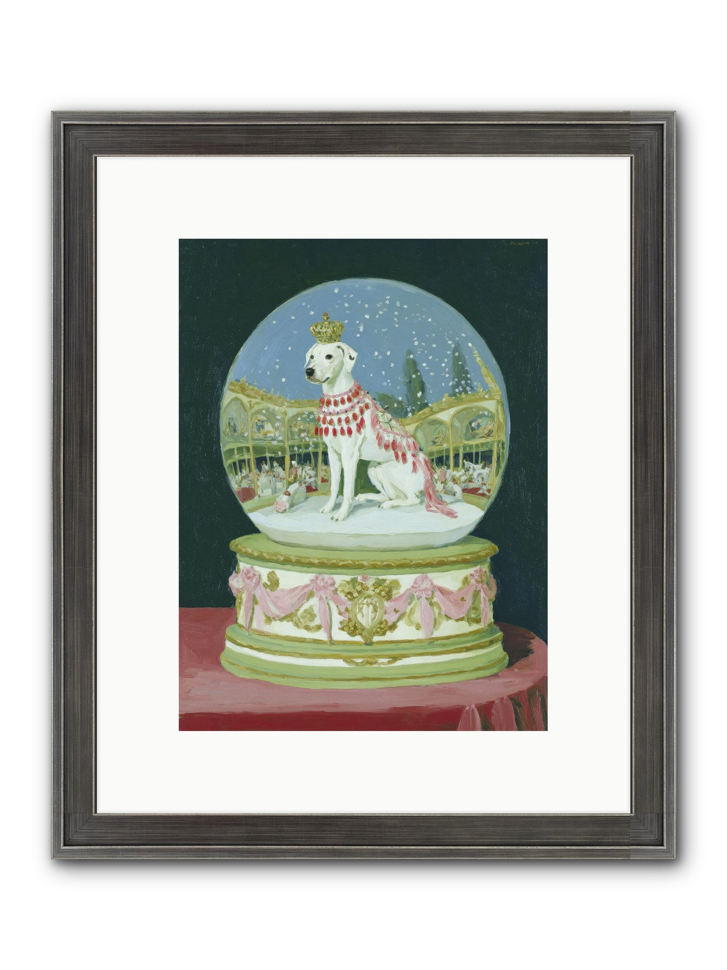 Where Merriment Lives Framed Print - Slimwoods Black/Silver 9x12