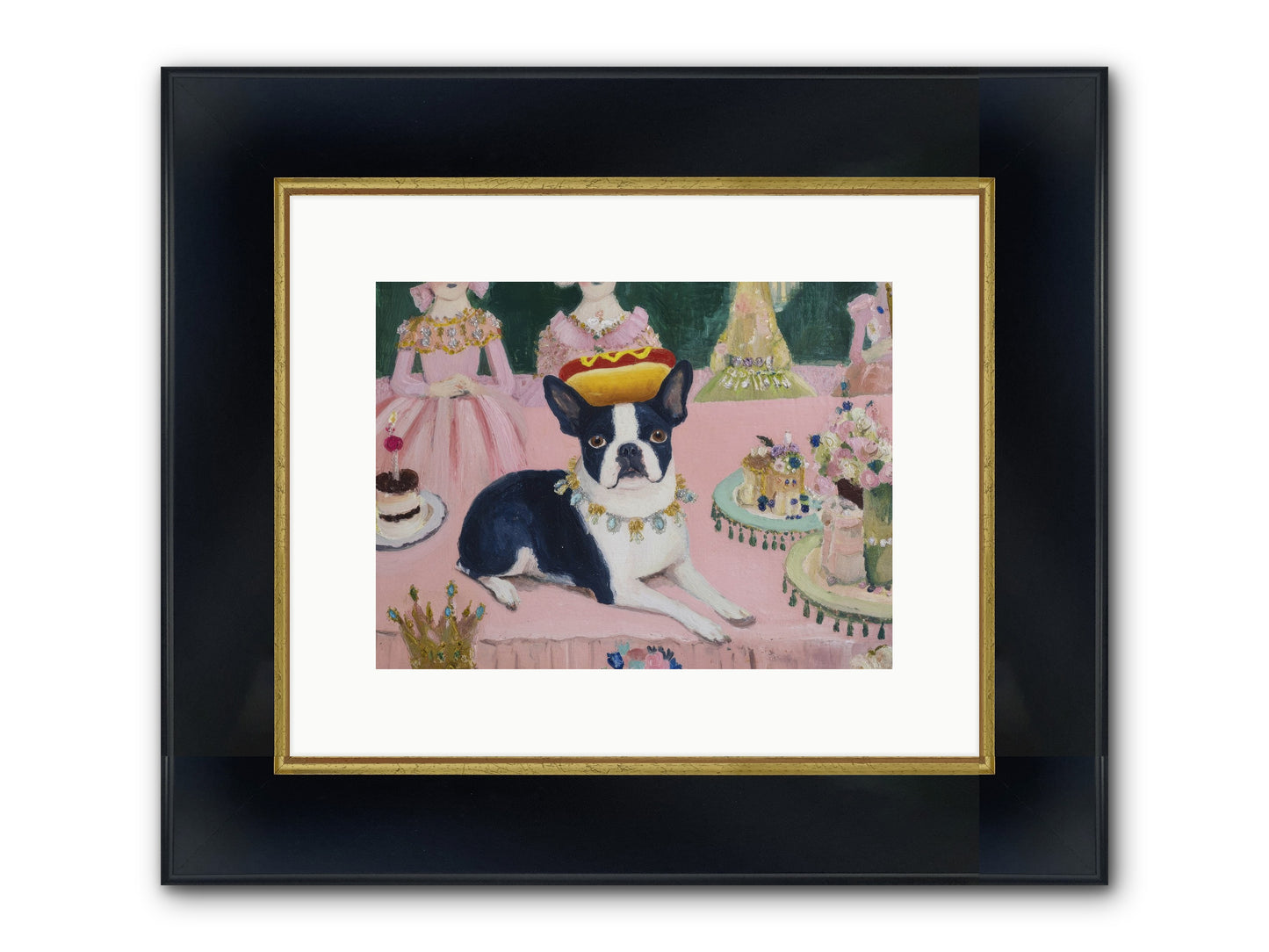 Where Our Stories Meet Framed Print - Wide Black w/Gold 12x9