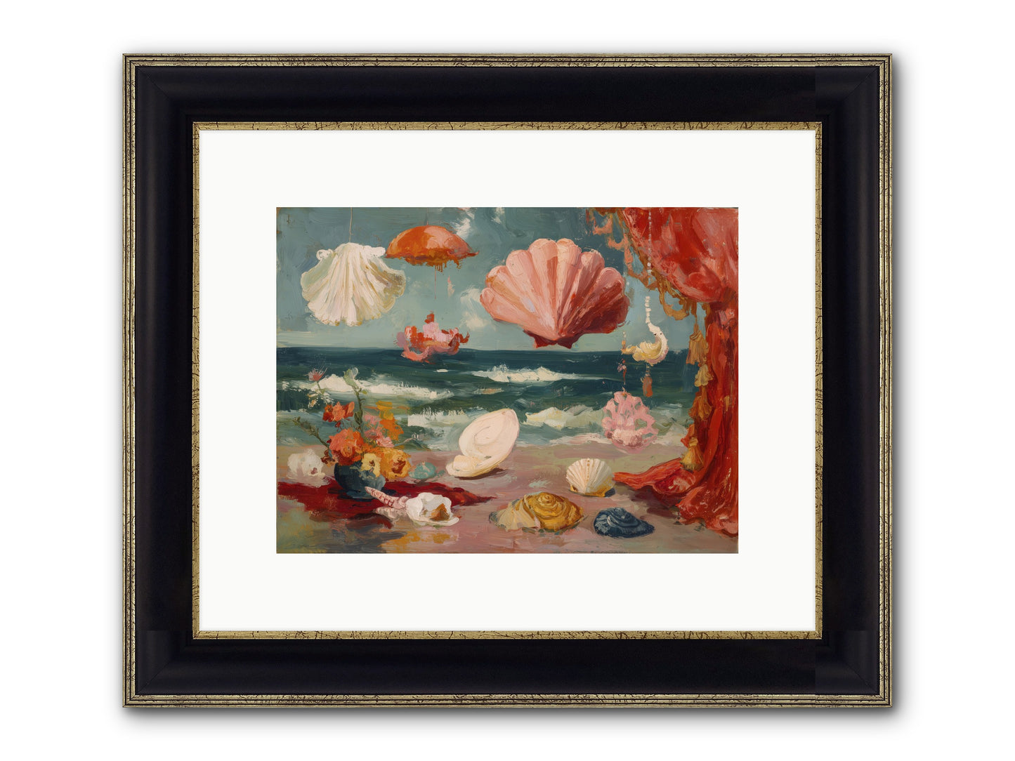 Where Puccini Composed Framed Print - Black & Gold 12x9