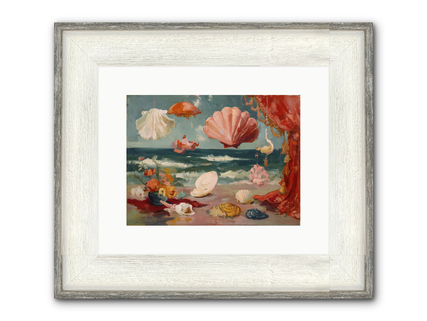 Where Puccini Composed Framed Print - Driftwood White 12x9