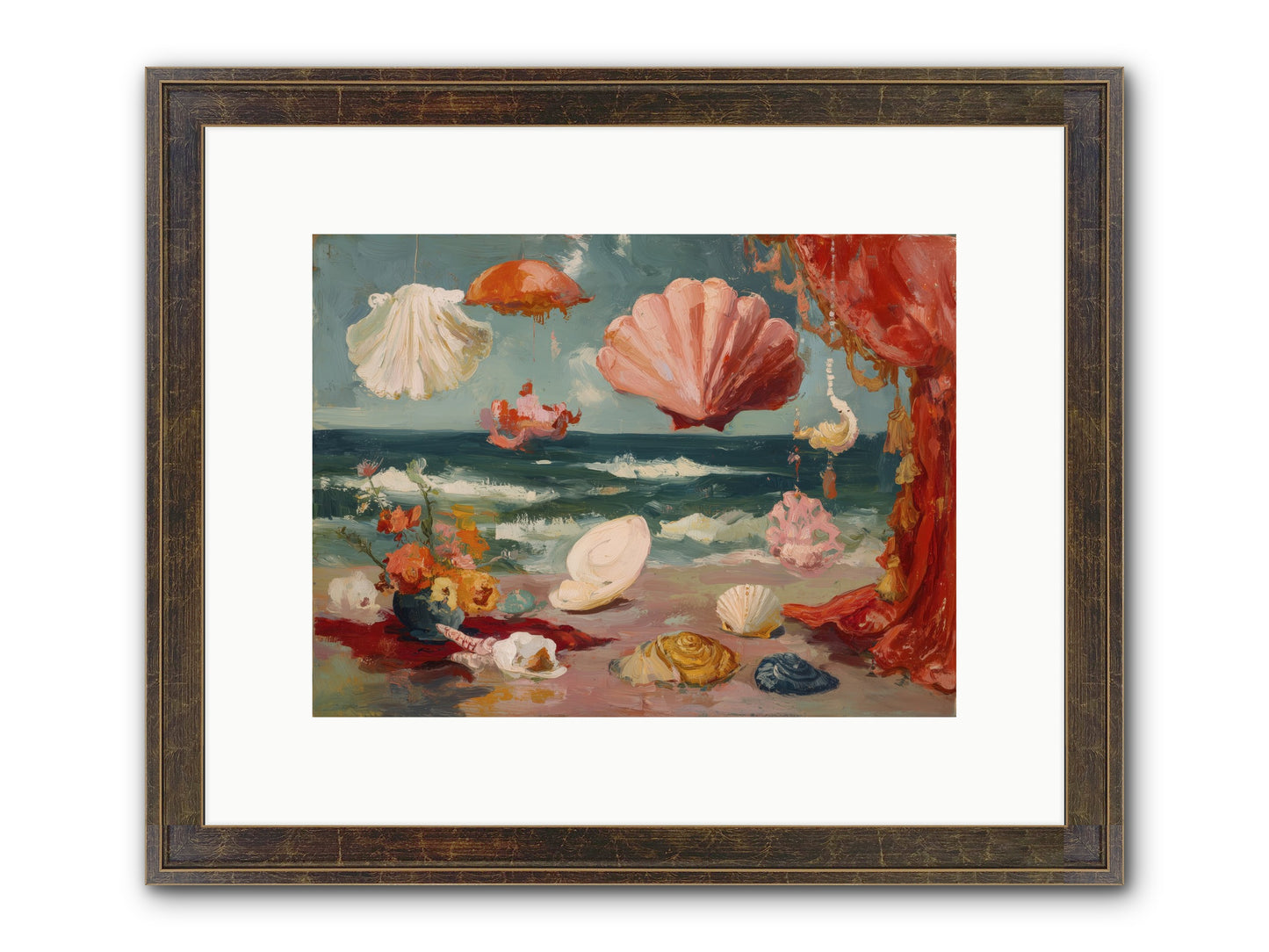 Where Puccini Composed Framed Print - Slimwoods Black/Gold 12x9