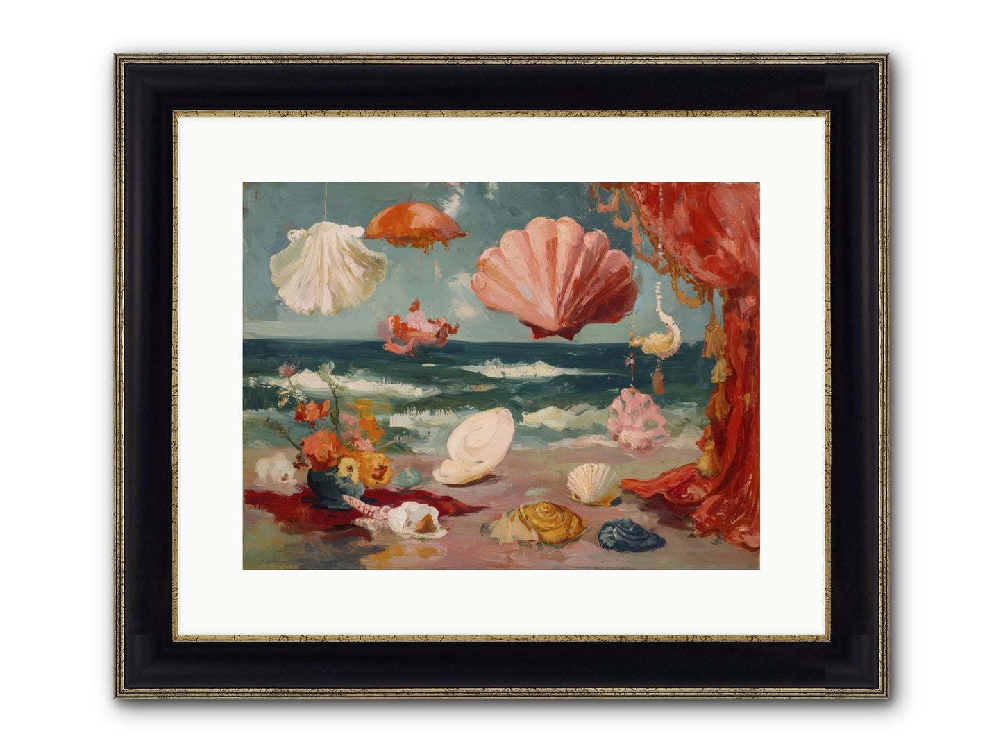 Where Puccini Composed Framed Print - Black & Gold 16x12