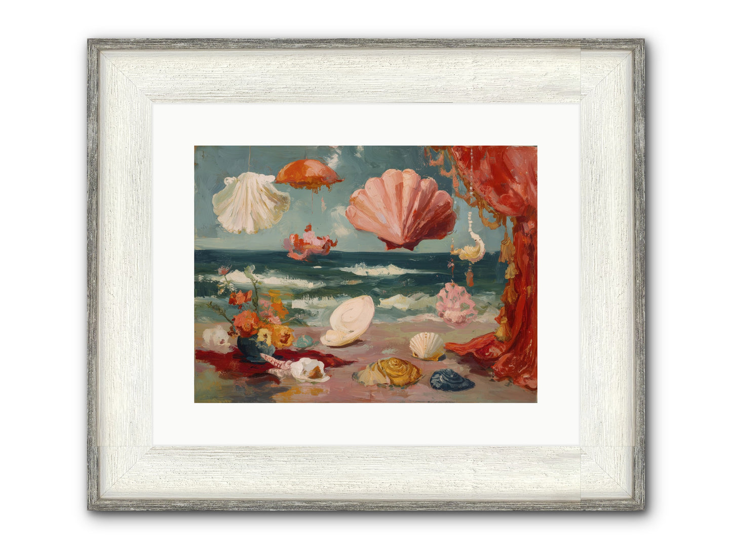 Where Puccini Composed Framed Print - Driftwood White 16x12