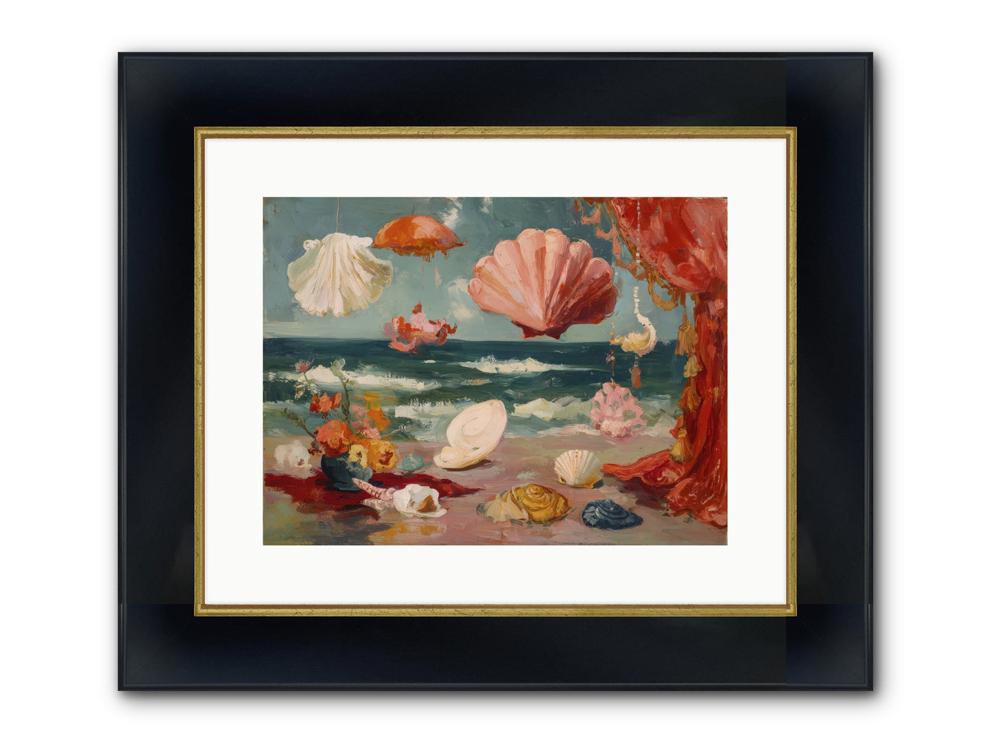 Where Puccini Composed Framed Print - Wide Black w/Gold 16x12