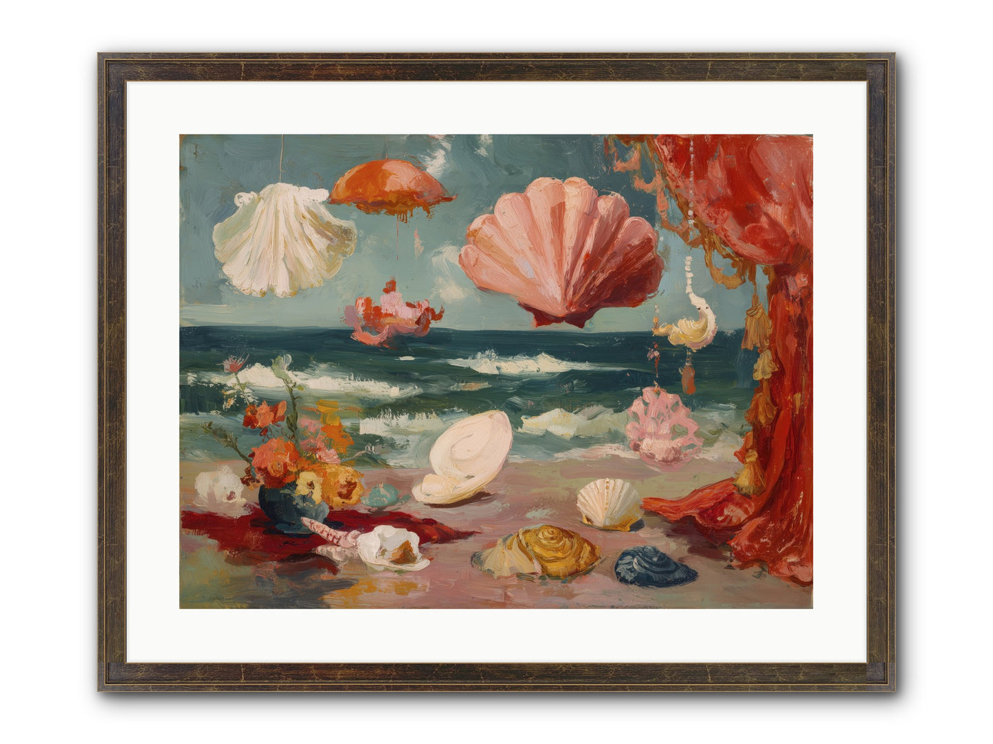 Where Puccini Composed Framed Print - Slimwoods Black/Gold 24x18