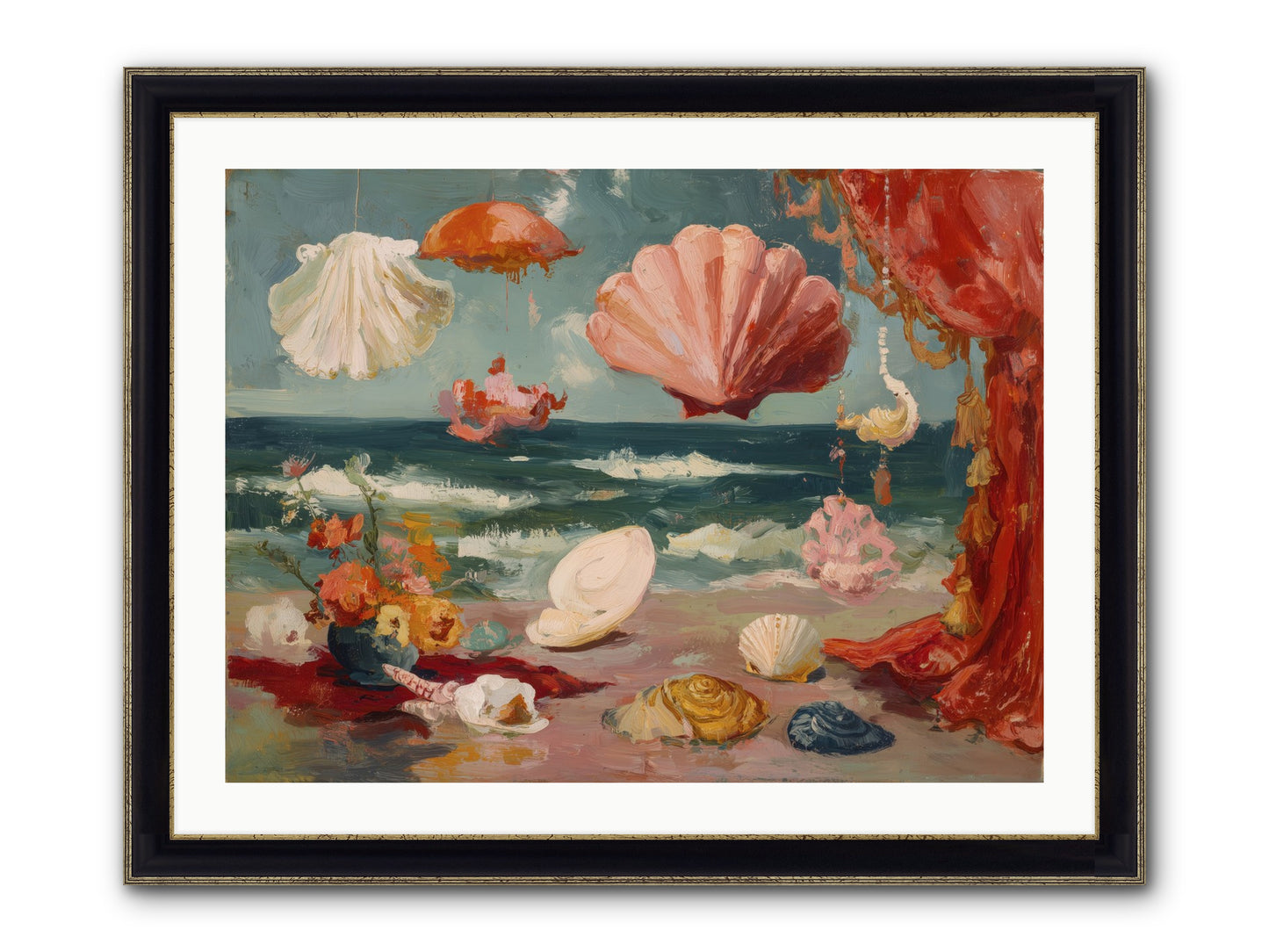 Where Puccini Composed Framed Print - Black & Gold 32x24