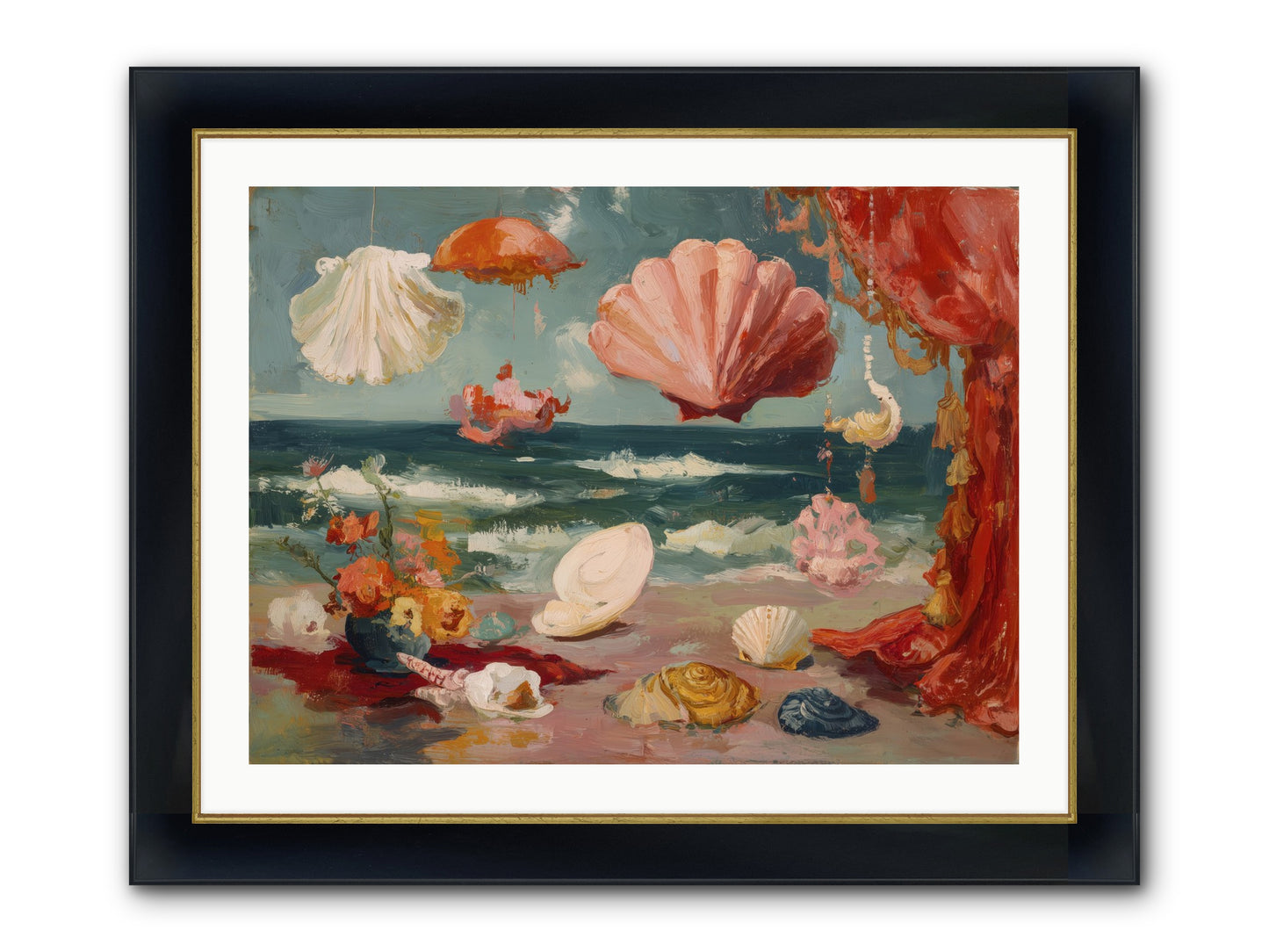 Where Puccini Composed Framed Print - Wide Black w/Gold 32x24