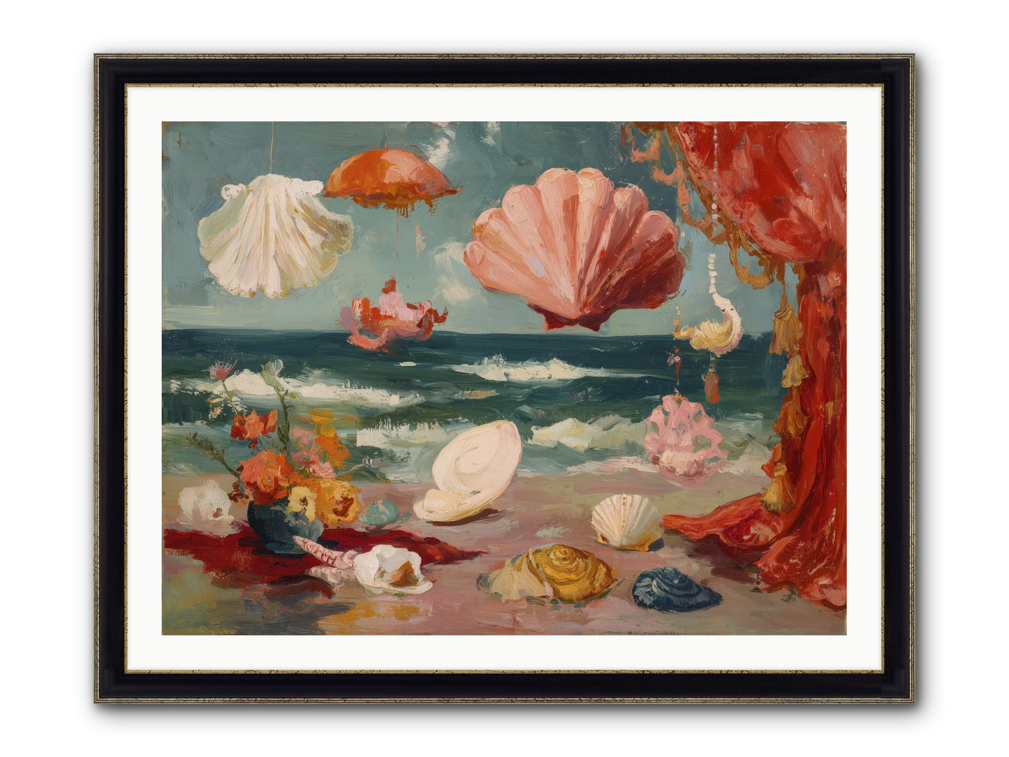 Where Puccini Composed Framed Print - Black & Gold 40x30
