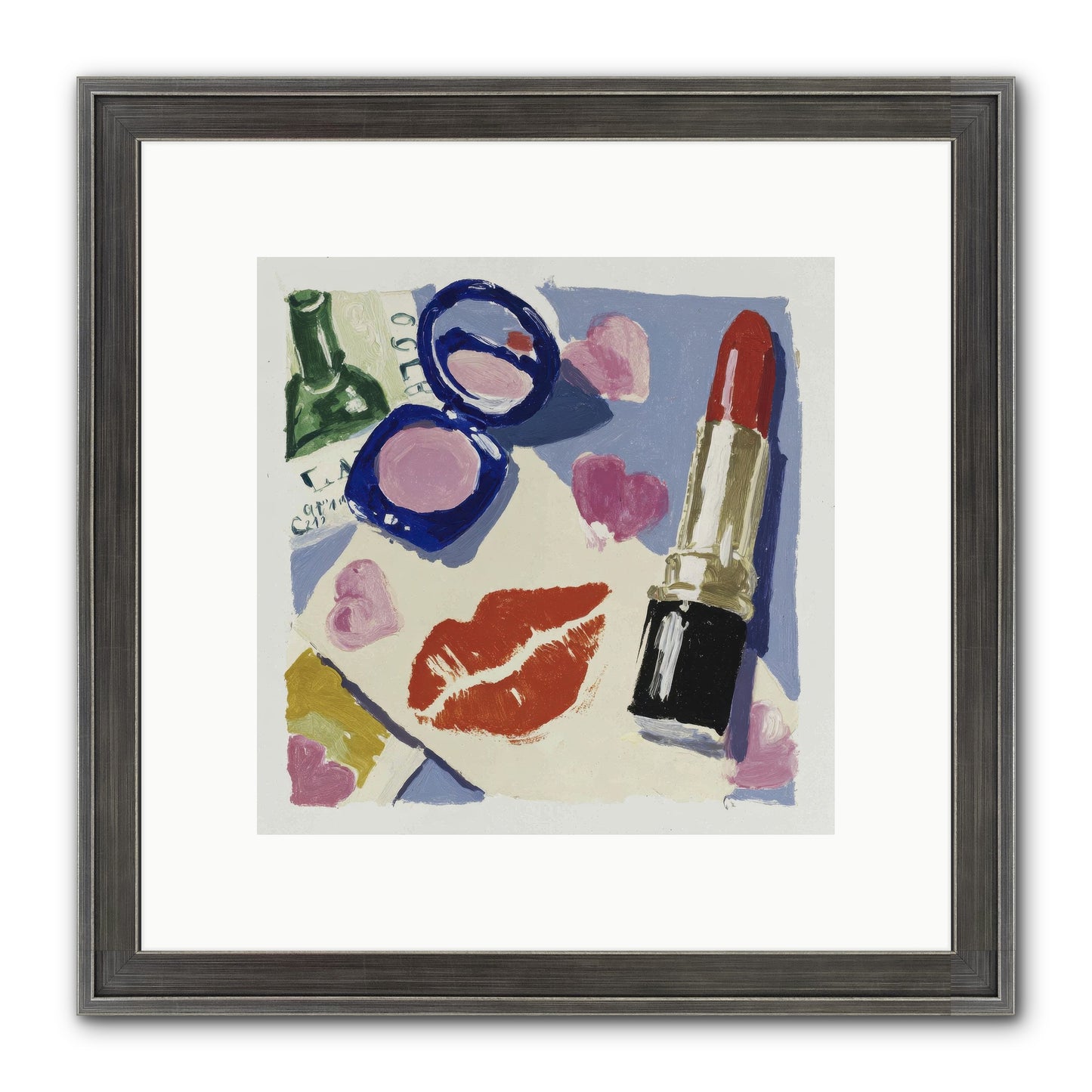 Where Romance Lives Eternal Framed Print - Slimwoods Black/Silver 10x10