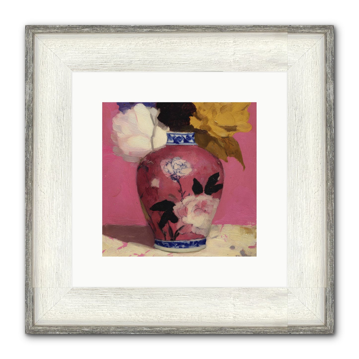 Where Silence Speaks Framed Print - Driftwood White 10x10
