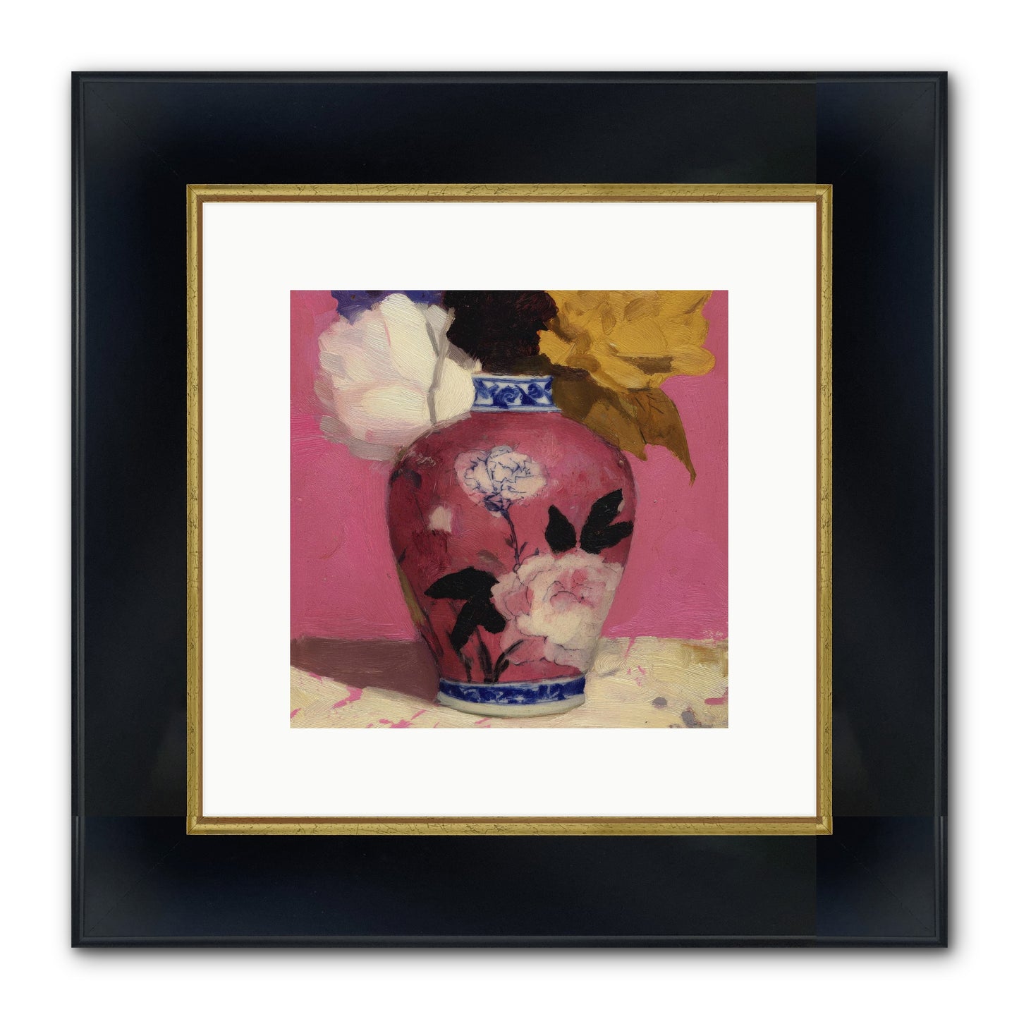Where Silence Speaks Framed Print - Wide Black w/Gold 10x10