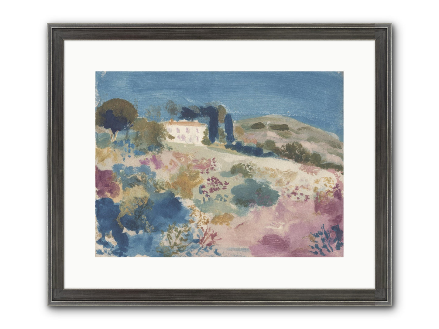 Where Summer Stayed Framed Print - Slimwoods Black/Silver 16x12