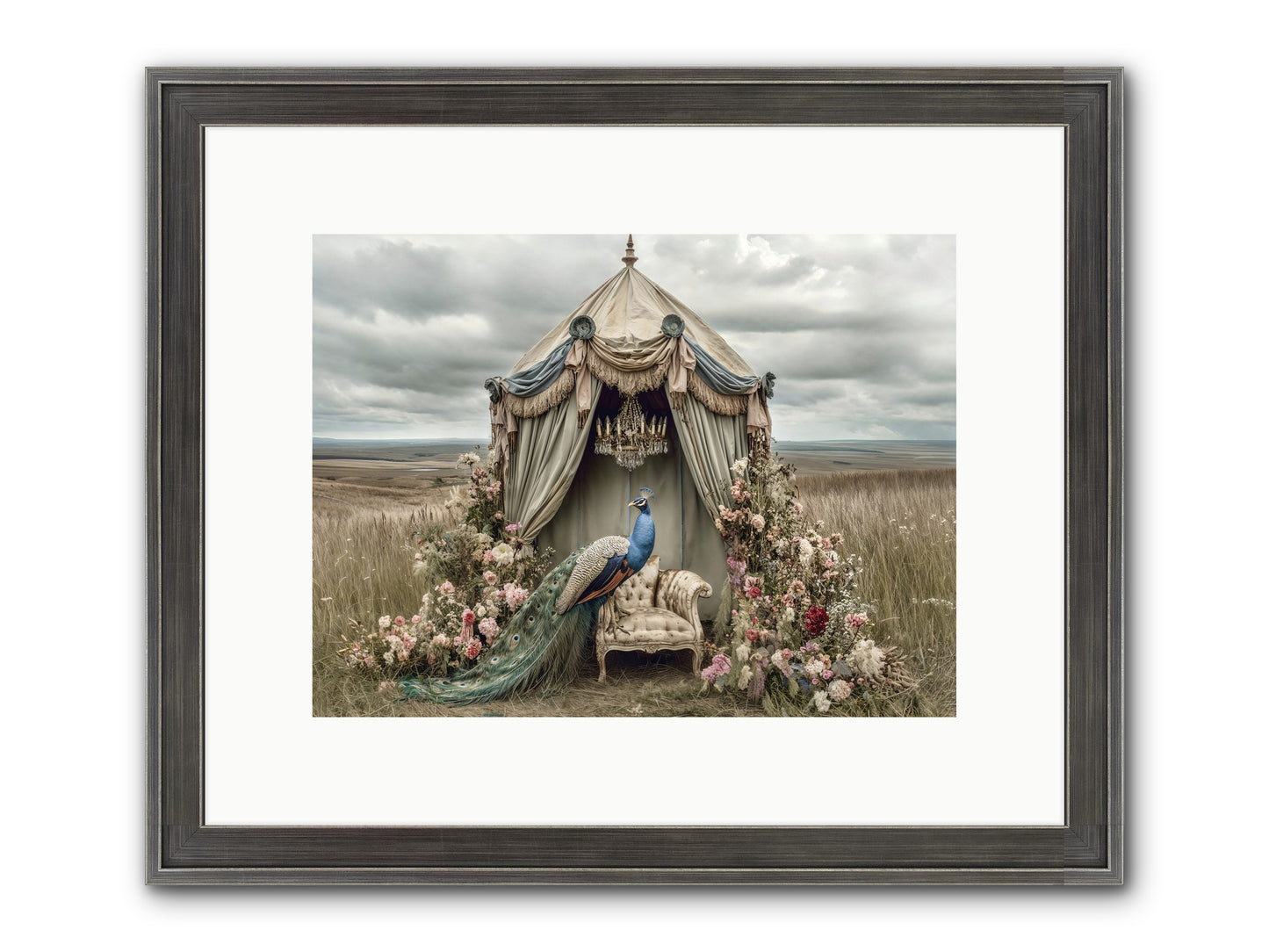 Where The Wild Grew Gentle Framed Print - Slimwoods Black/Silver 12x9