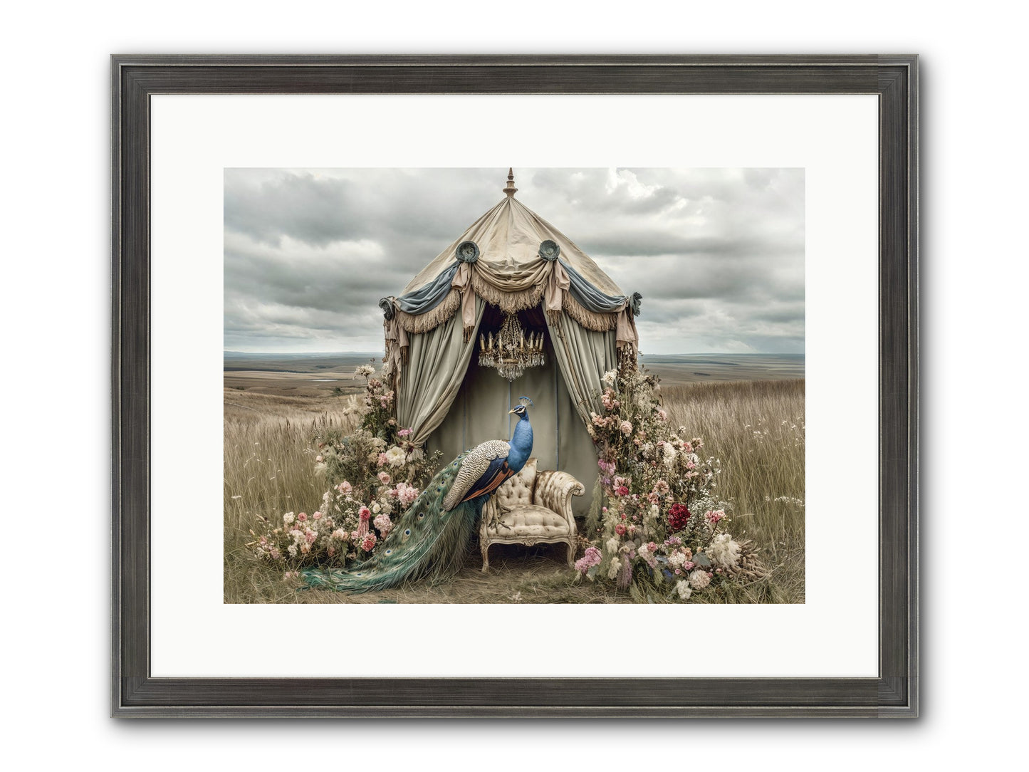 Where The Wild Grew Gentle Framed Print - Slimwoods Black/Silver 16x12