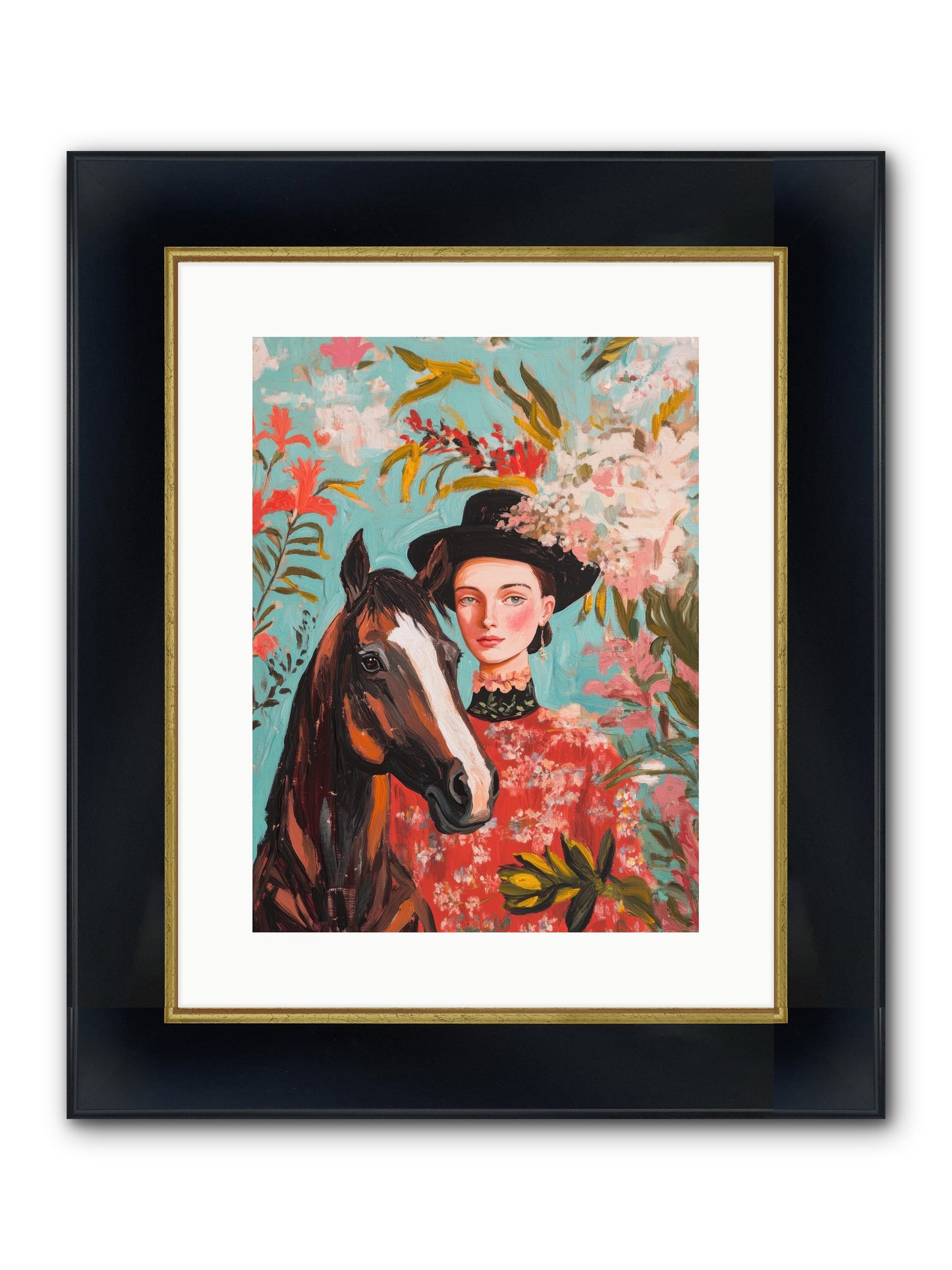 Where Time Stands Still Framed Print - Wide Black w/Gold 12x16