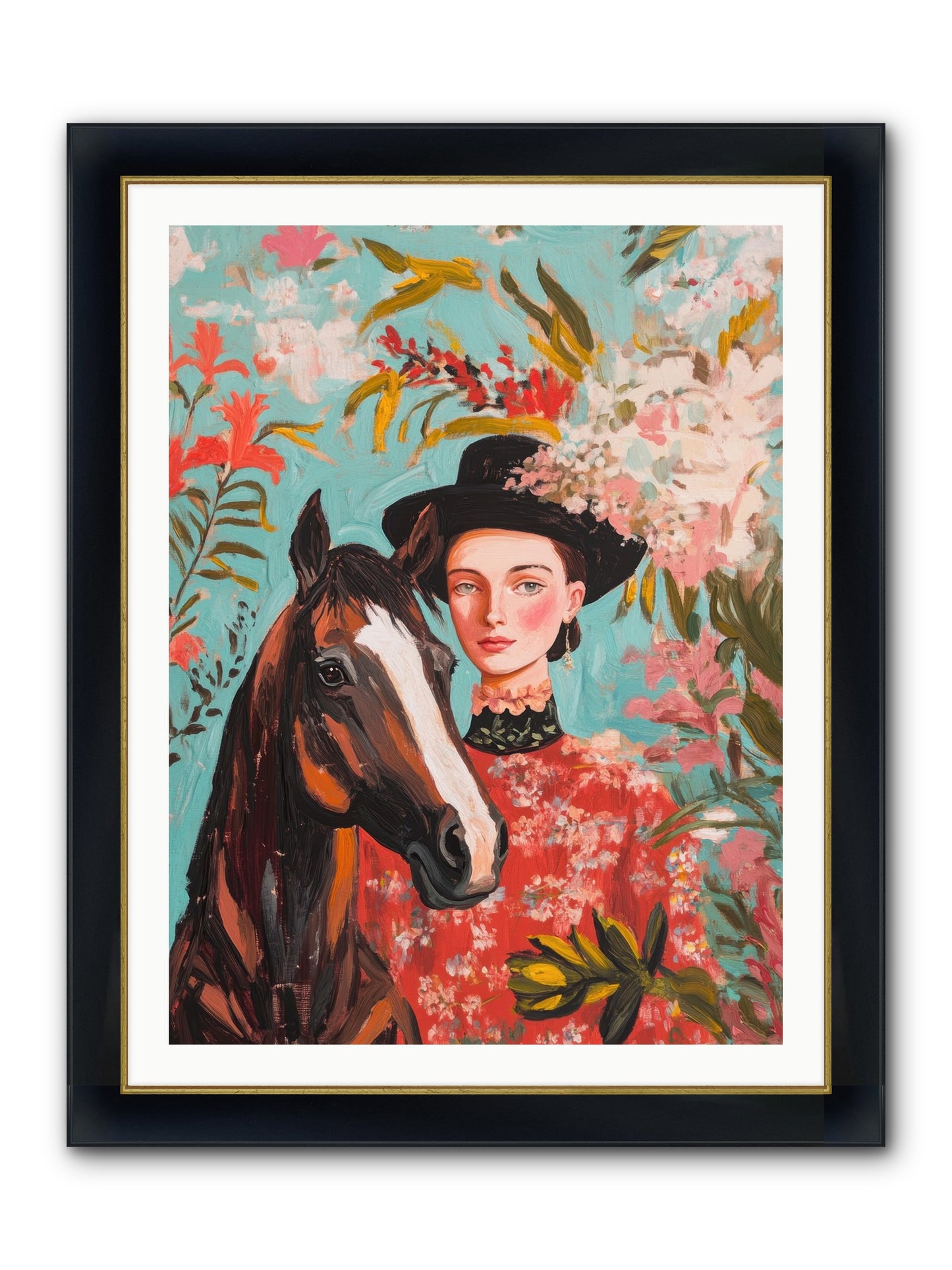 Where Time Stands Still Framed Print - Wide Black w/Gold 30x40