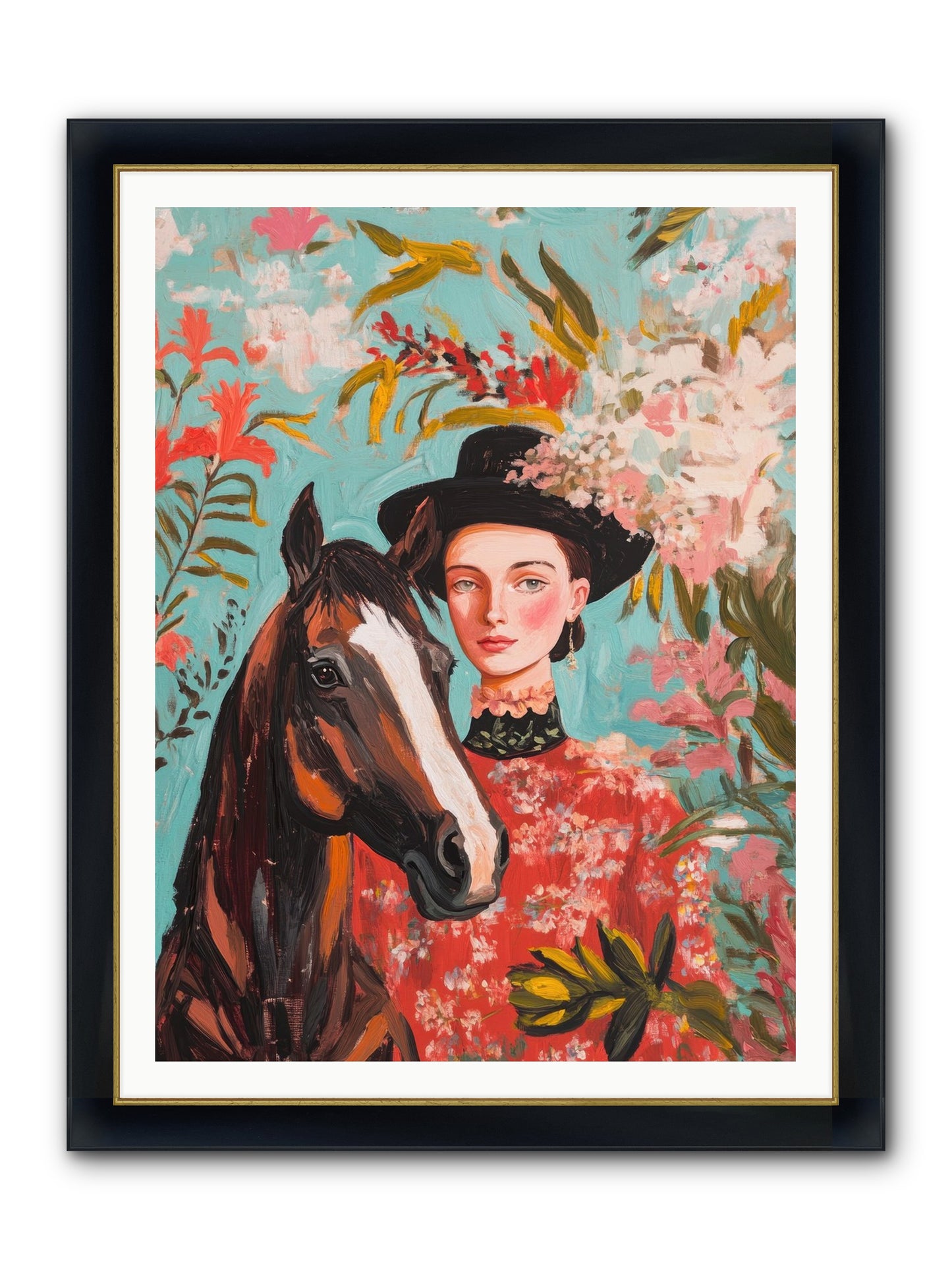 Where Time Stands Still Framed Print - Wide Black w/Gold 36x48