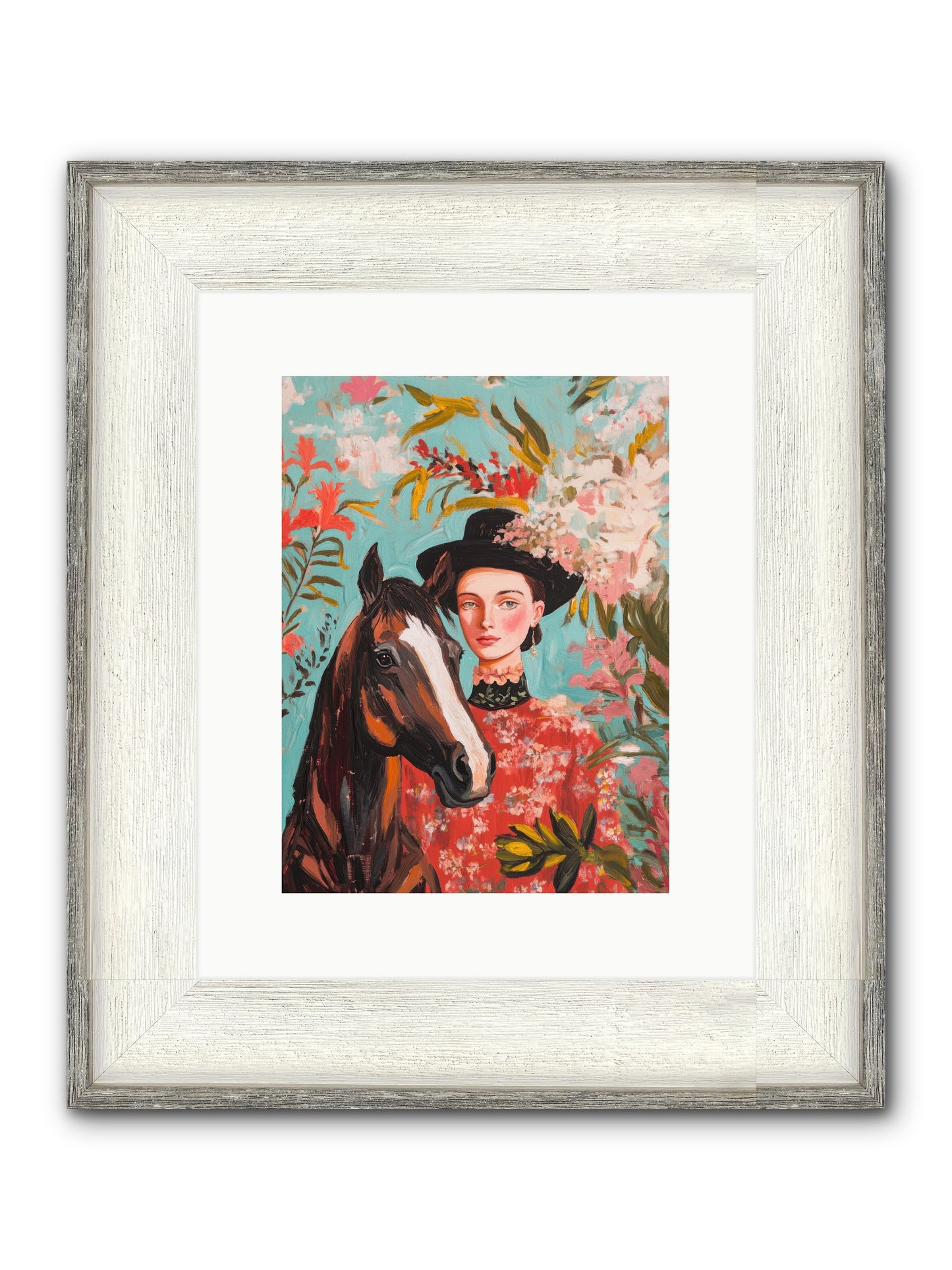 Where Time Stands Still Framed Print - Driftwood White 9x12
