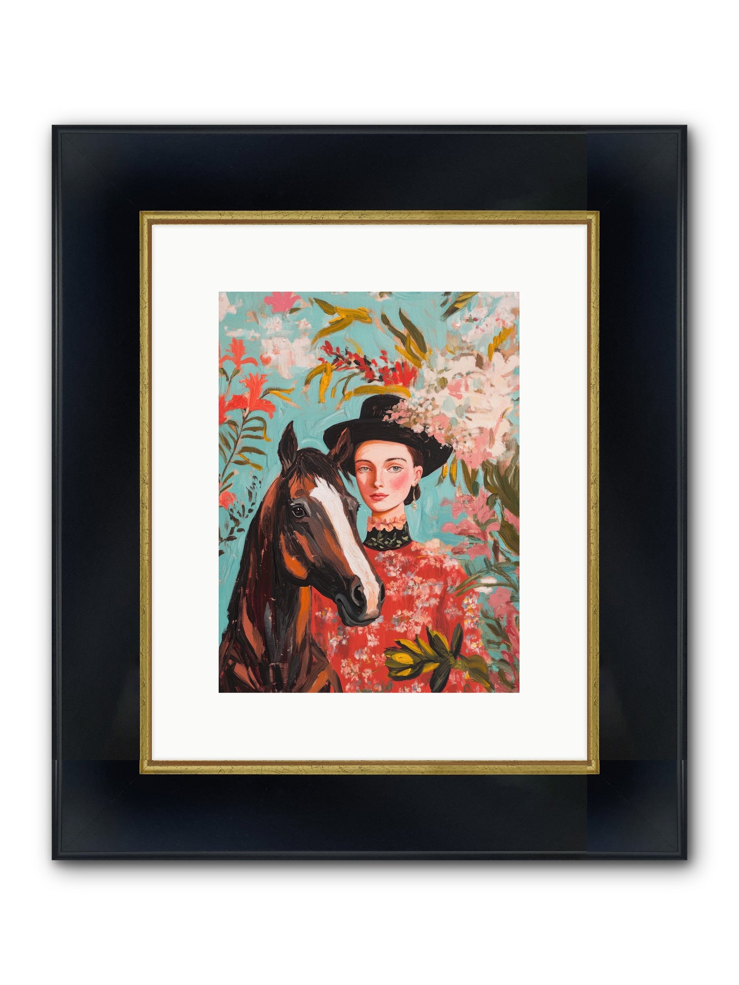 Where Time Stands Still Framed Print - Wide Black w/Gold 9x12