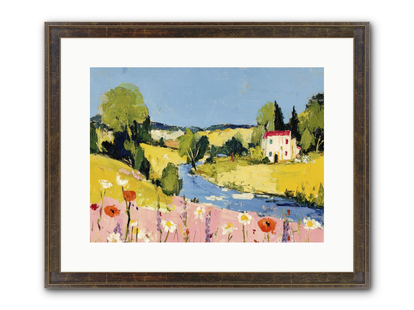 Where Time Stops Framed Print - Slimwoods Black/Gold 16x12