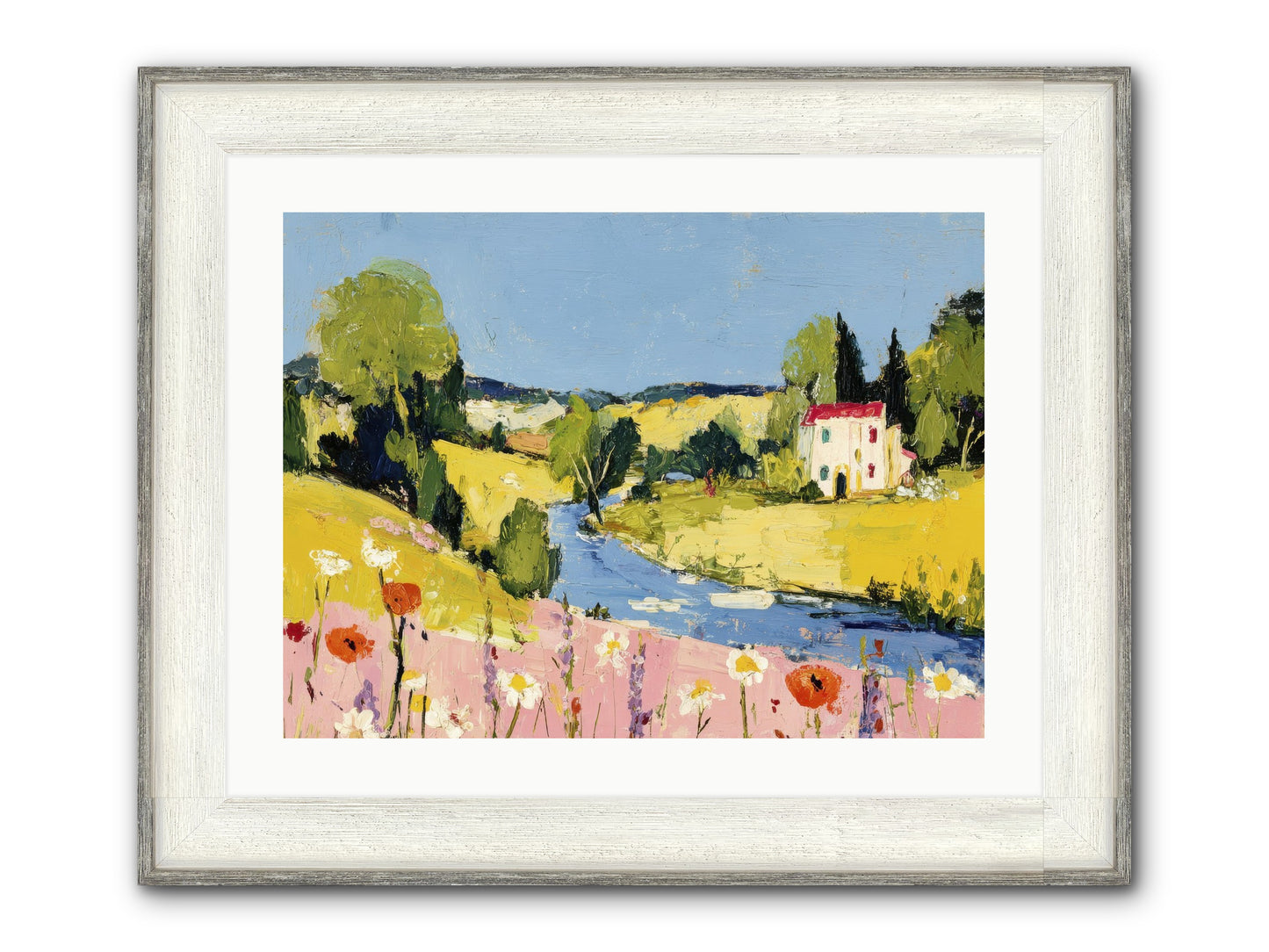 Where Time Stops Framed Print - Driftwood White 24x18