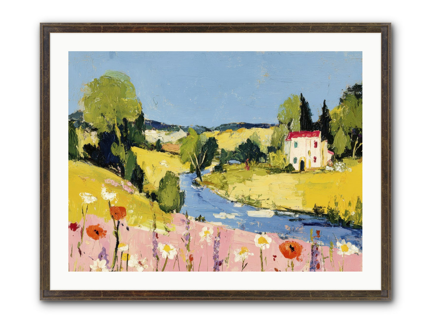 Where Time Stops Framed Print - Slimwoods Black/Gold 32x24