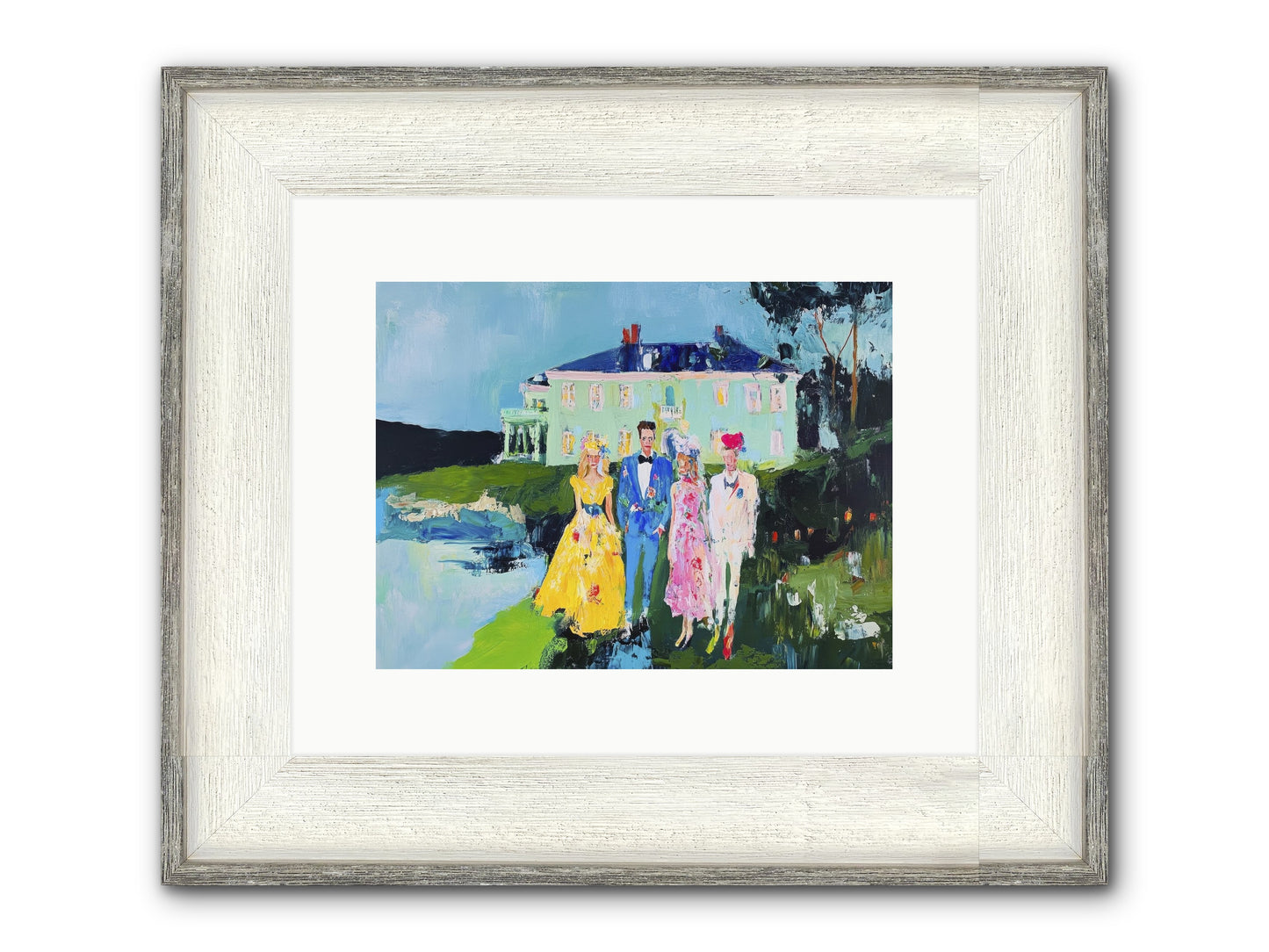 Where We Belong Framed Print - Driftwood White 12x9
