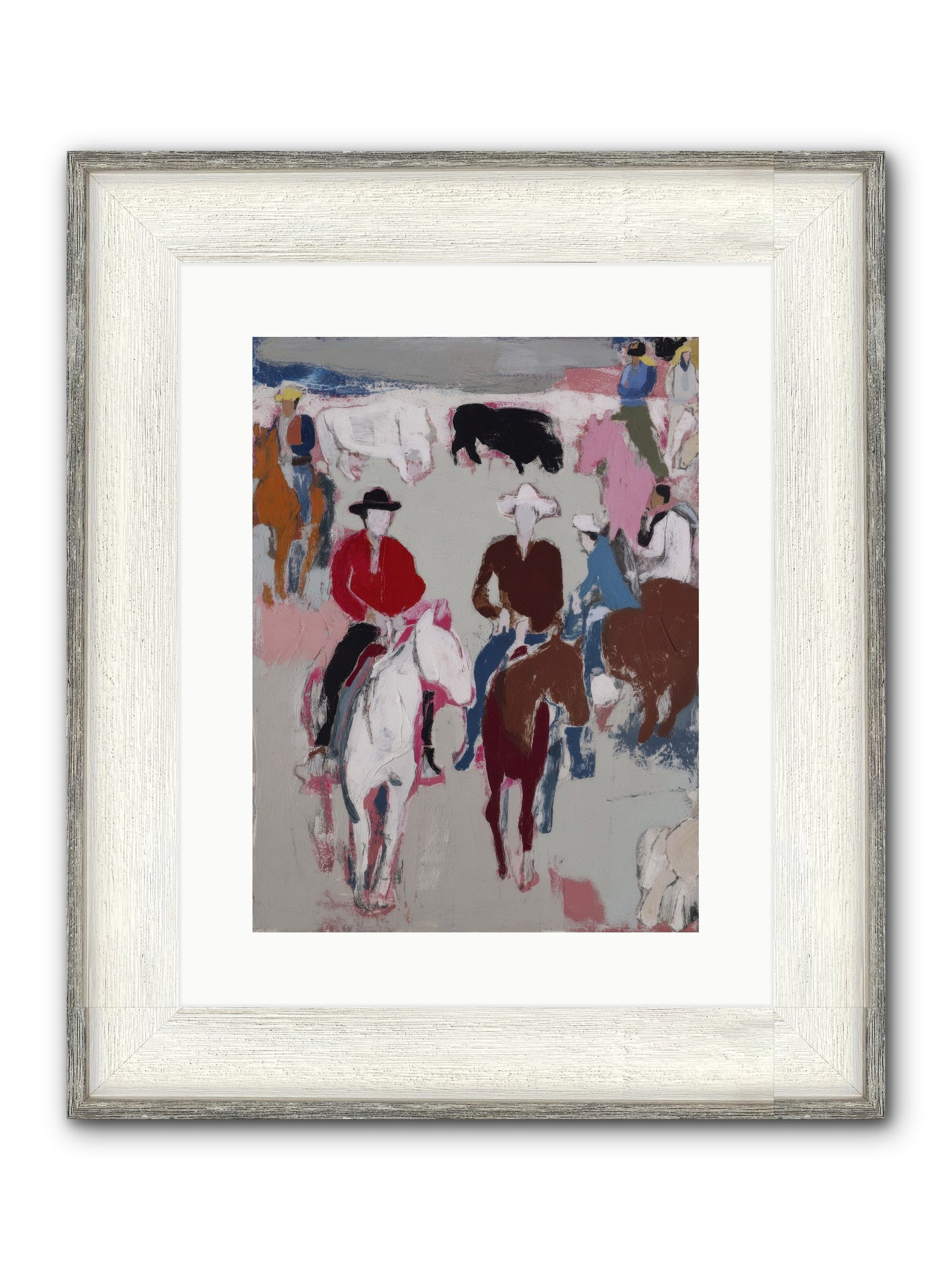Where Wildness Whispers Yes Framed Print - Driftwood White 12x16