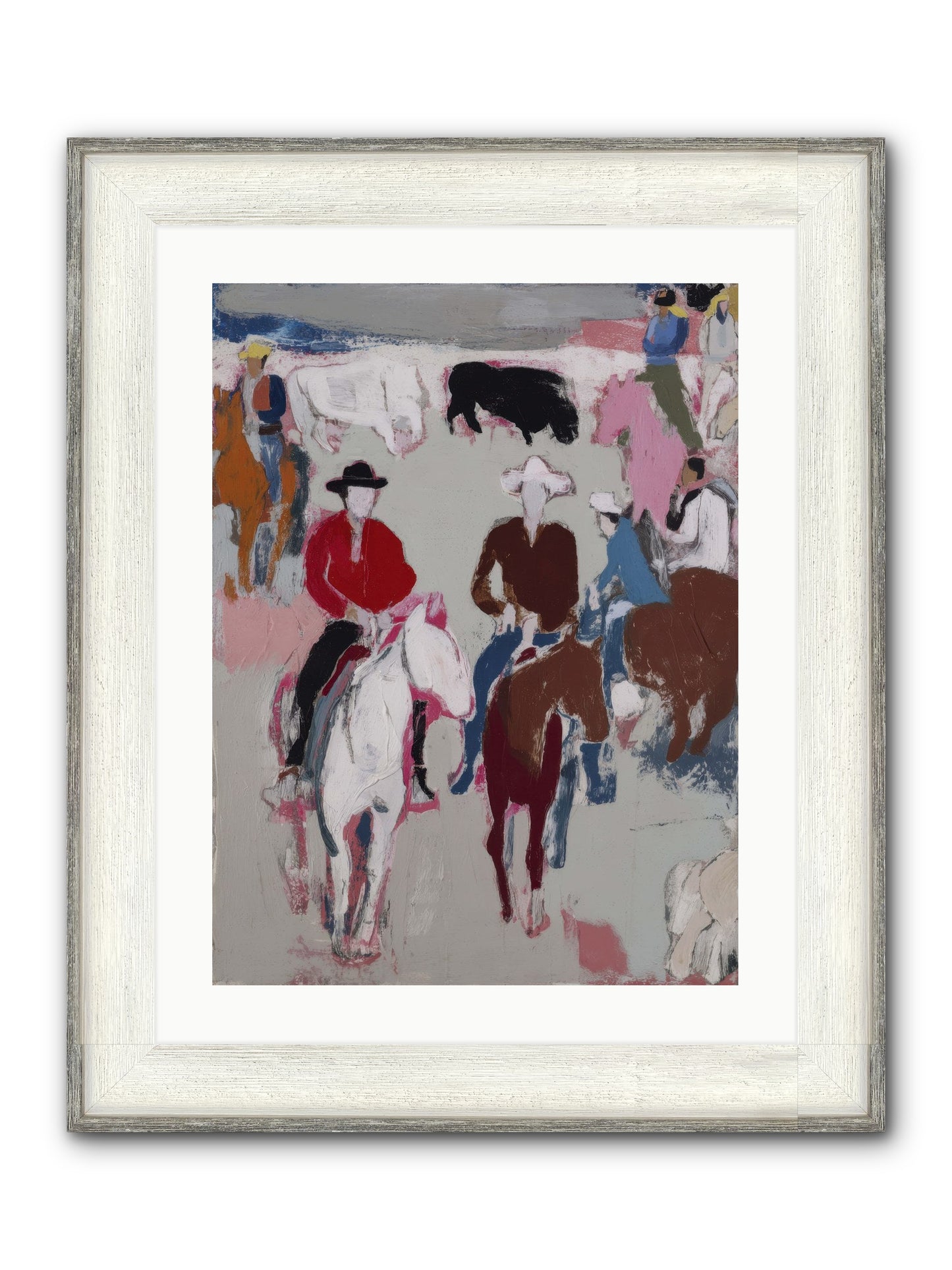 Where Wildness Whispers Yes Framed Print - Driftwood White 18x24