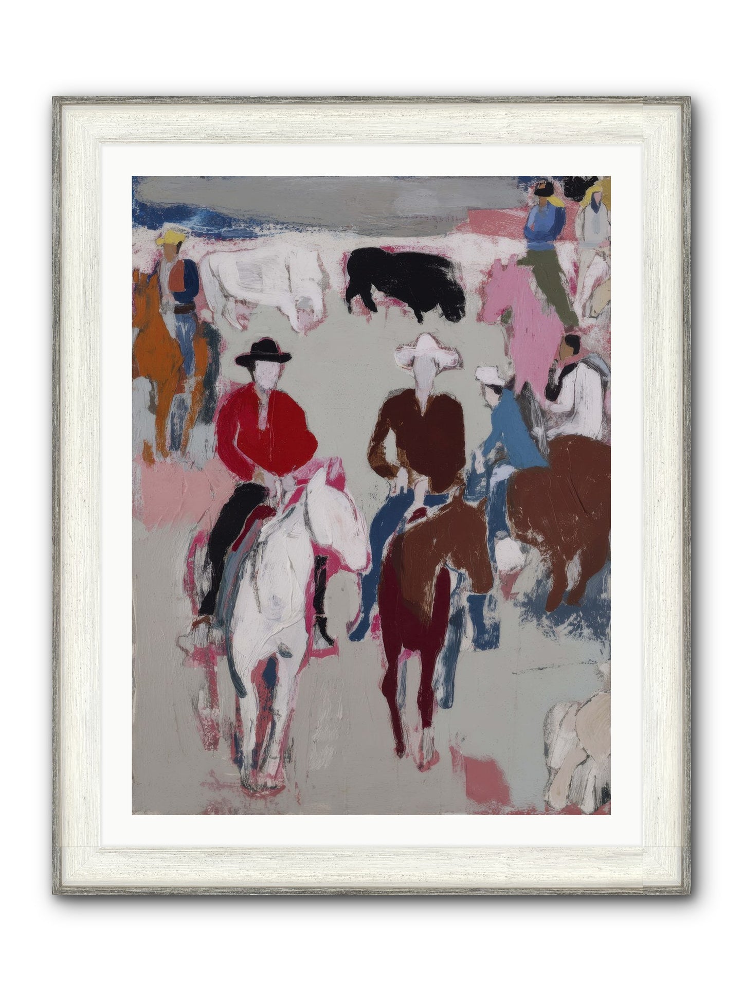 Where Wildness Whispers Yes Framed Print - Driftwood White 30x40