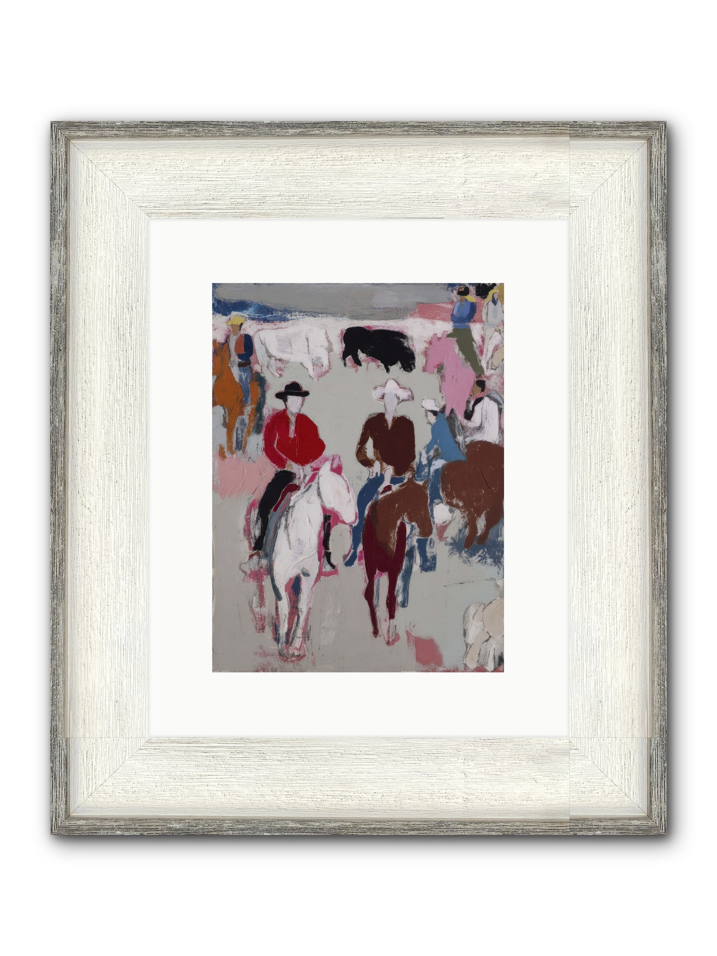 Where Wildness Whispers Yes Framed Print - Driftwood White 9x12