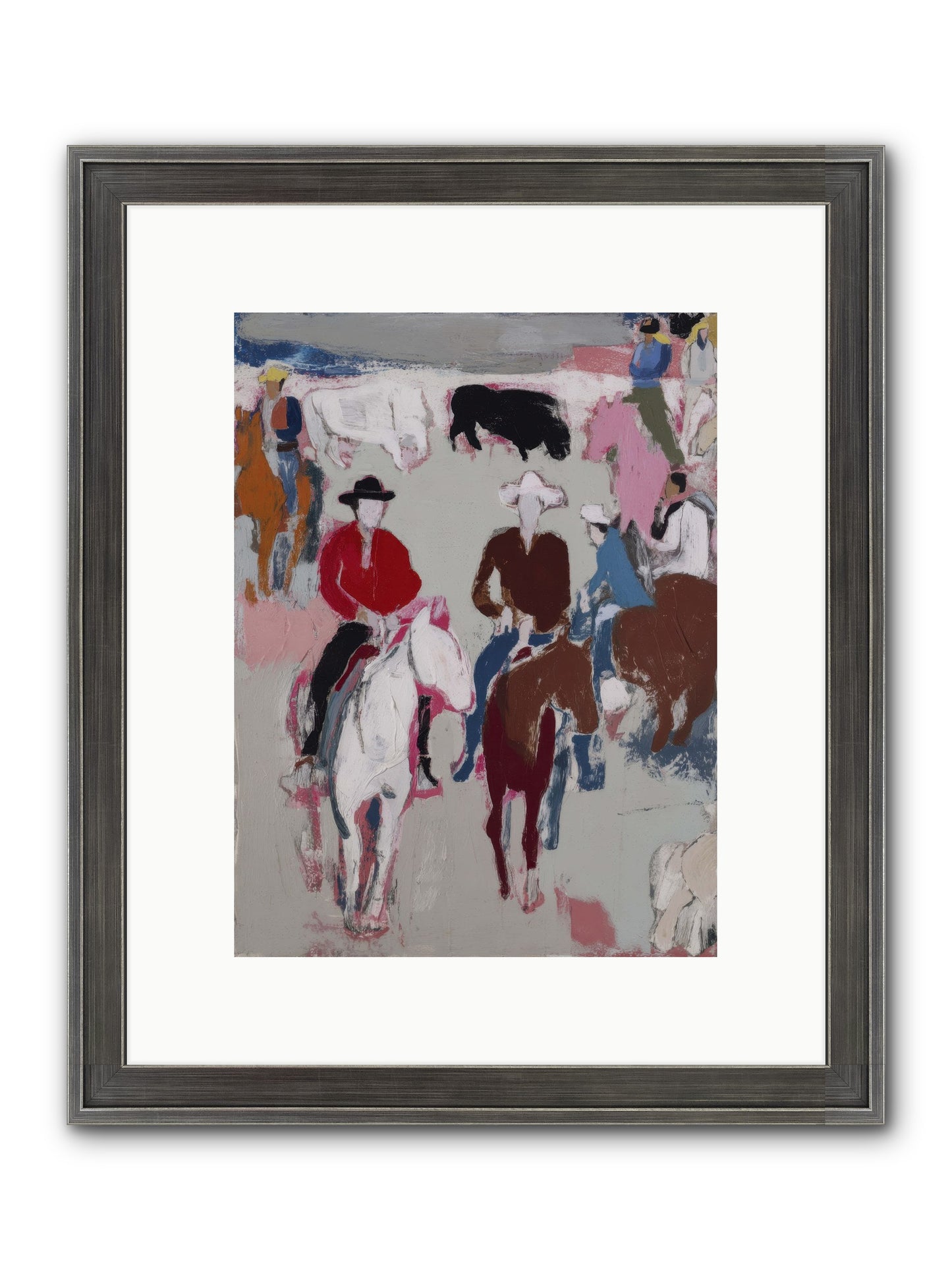 Where Wildness Whispers Yes Framed Print - Slimwoods Black/Silver 9x12