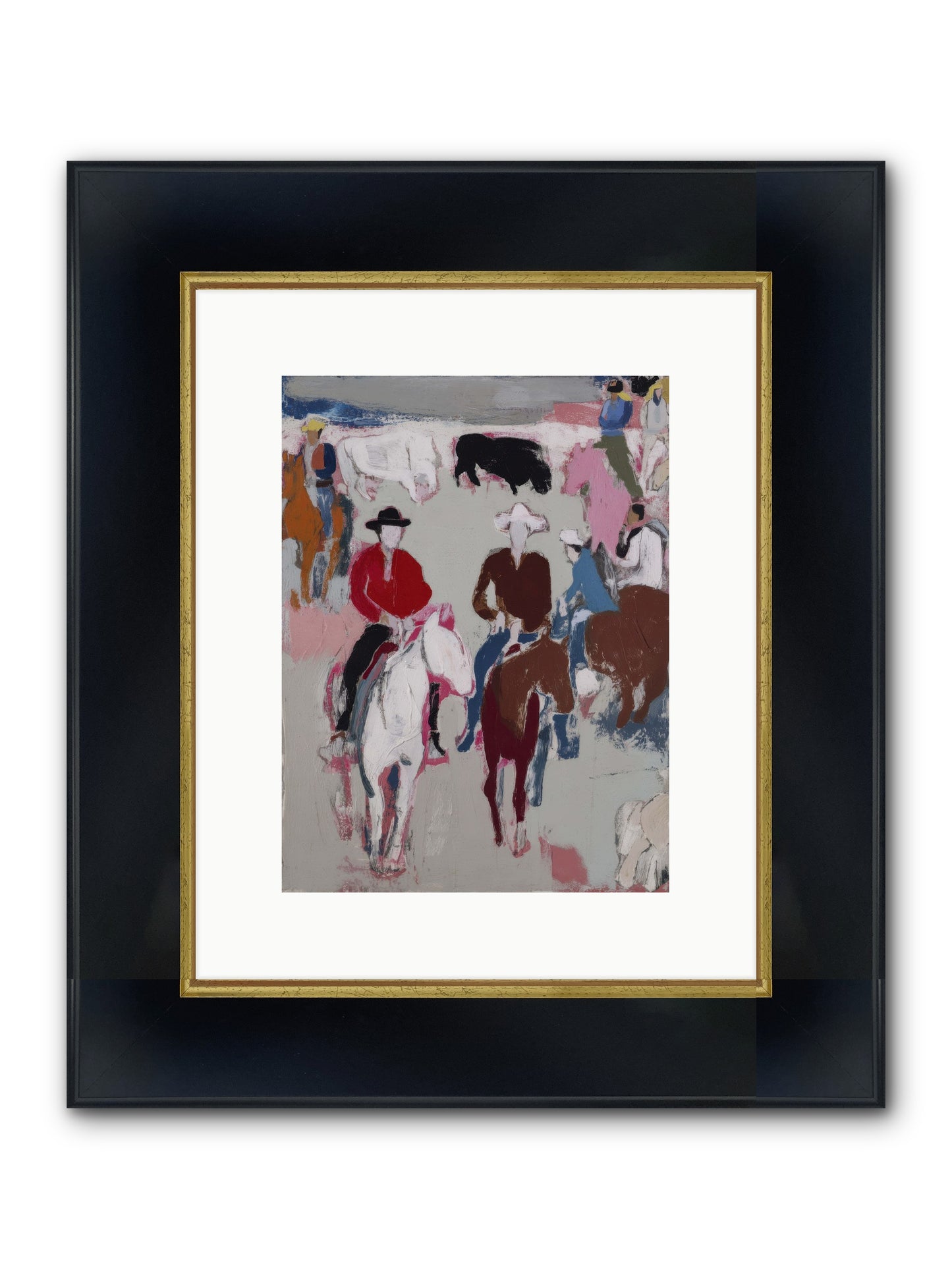 Where Wildness Whispers Yes Framed Print - Wide Black w/Gold 9x12