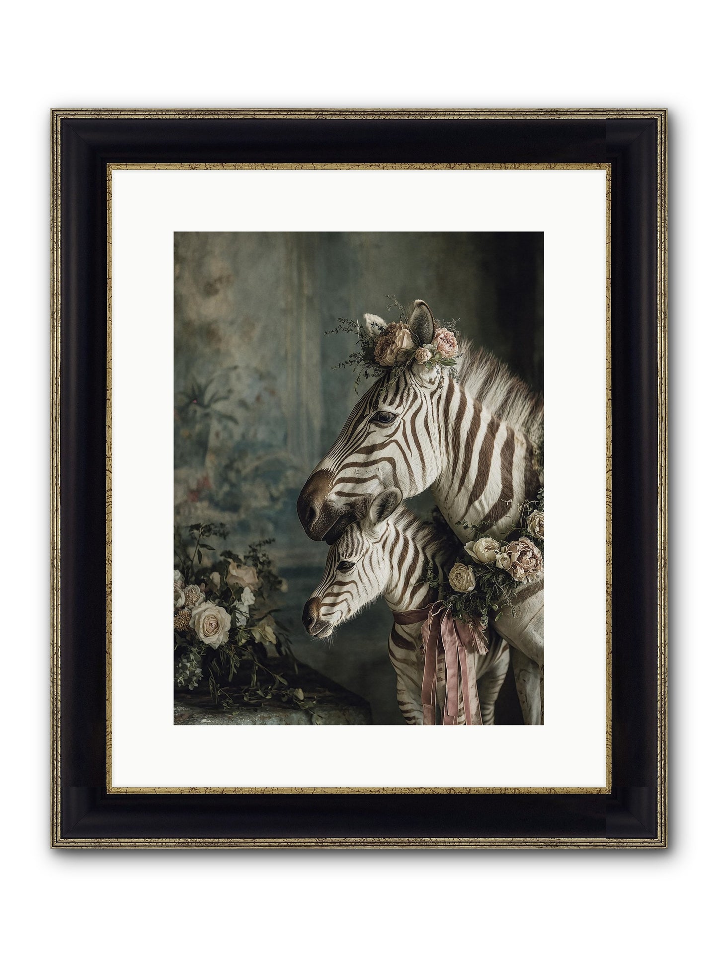 Where Wishes Live Framed Print - Black & Gold 12x16