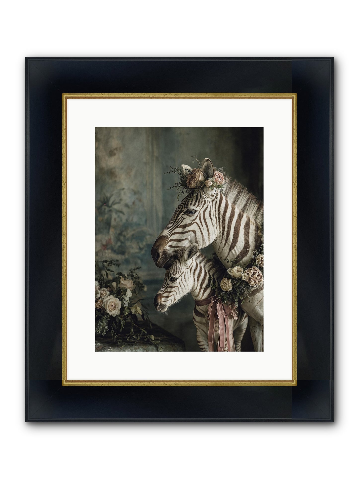 Where Wishes Live Framed Print - Wide Black w/Gold 12x16