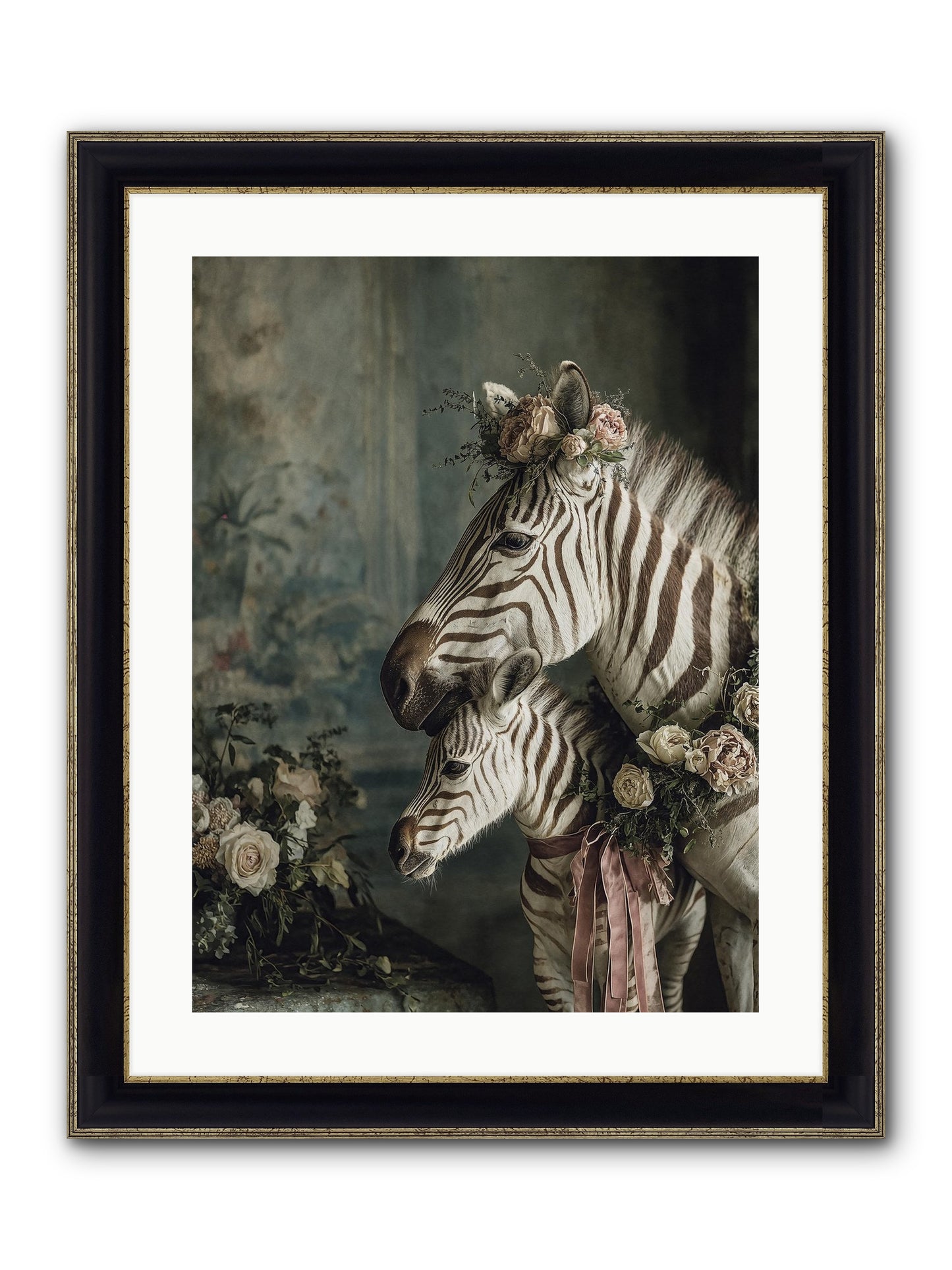 Where Wishes Live Framed Print - Black & Gold 18x24