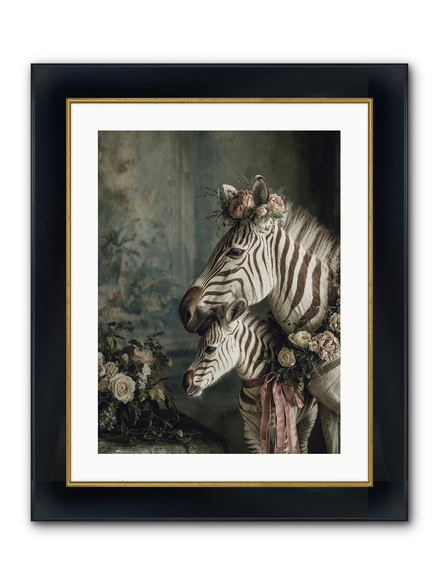 Where Wishes Live Framed Print - Wide Black w/Gold 18x24