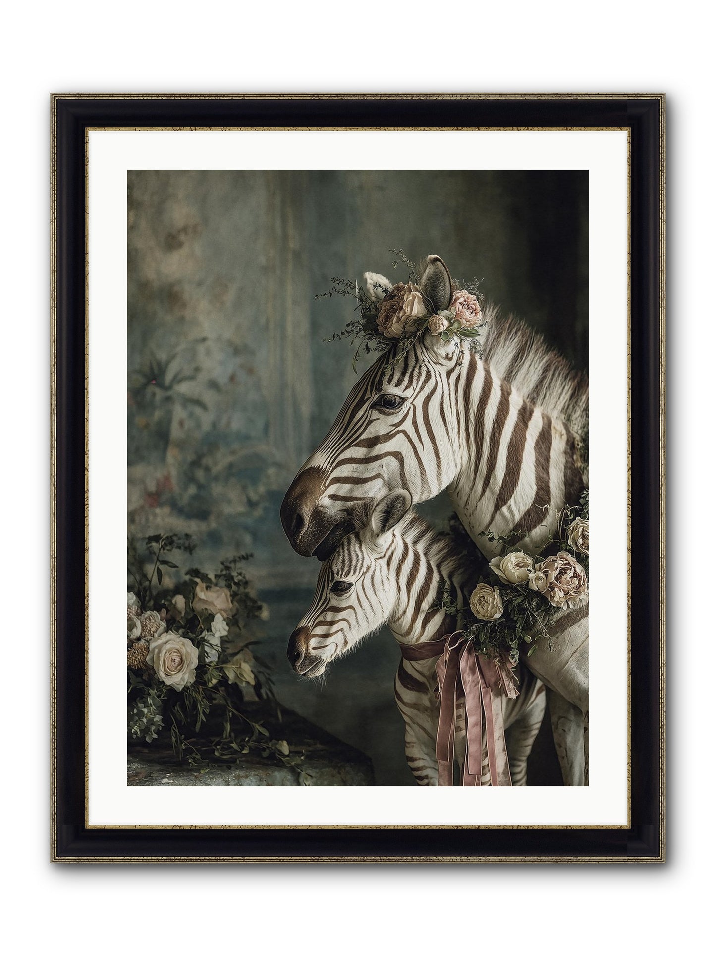 Where Wishes Live Framed Print - Black & Gold 24x32