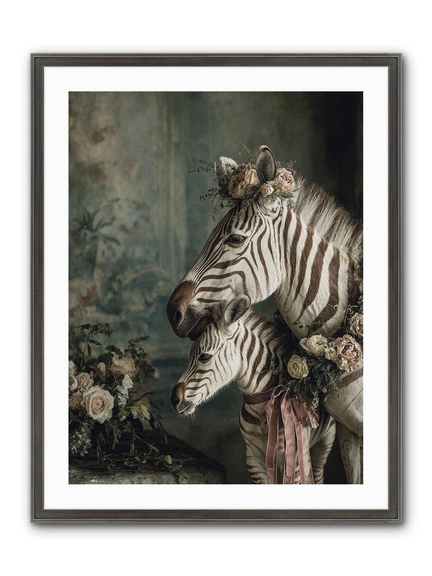 Where Wishes Live Framed Print - Slimwoods Black/Silver 24x32