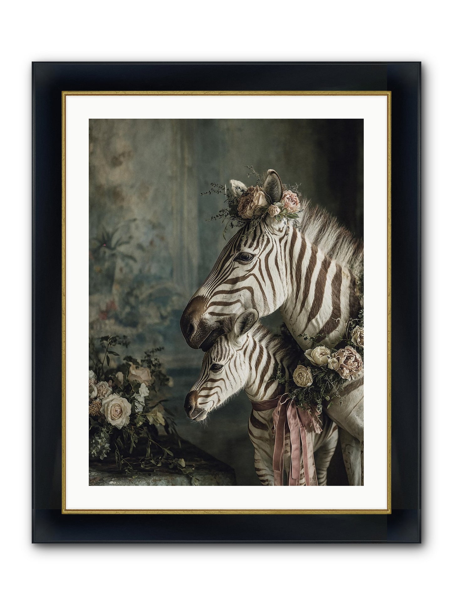 Where Wishes Live Framed Print - Wide Black w/Gold 24x32