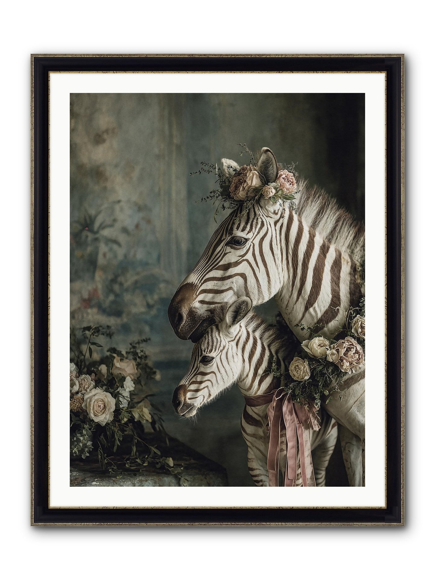 Where Wishes Live Framed Print - Black & Gold 30x40