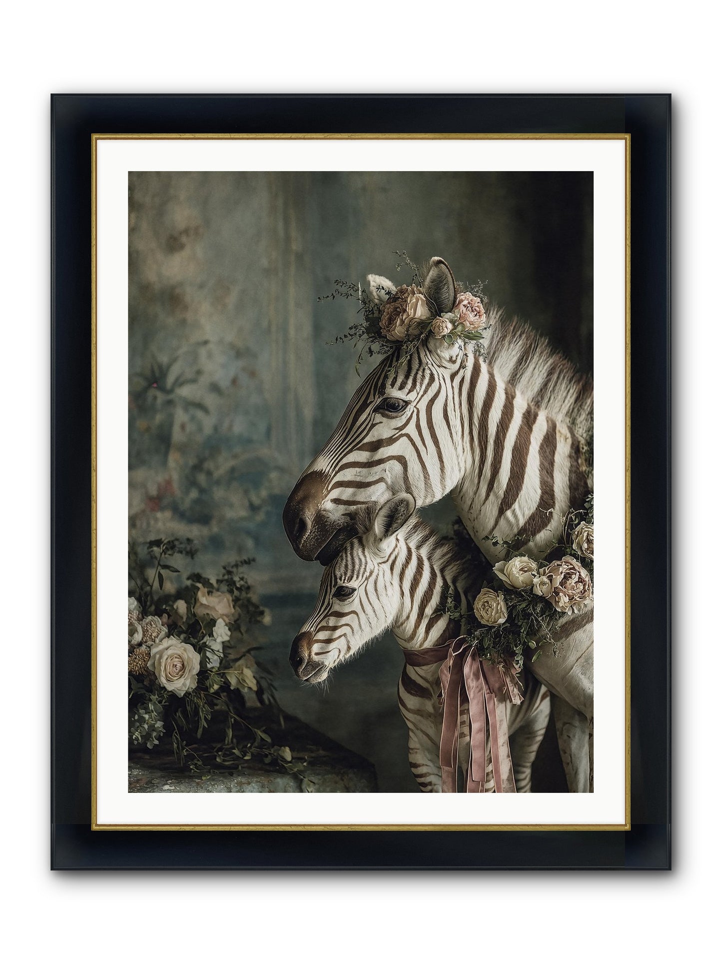 Where Wishes Live Framed Print - Wide Black w/Gold 30x40