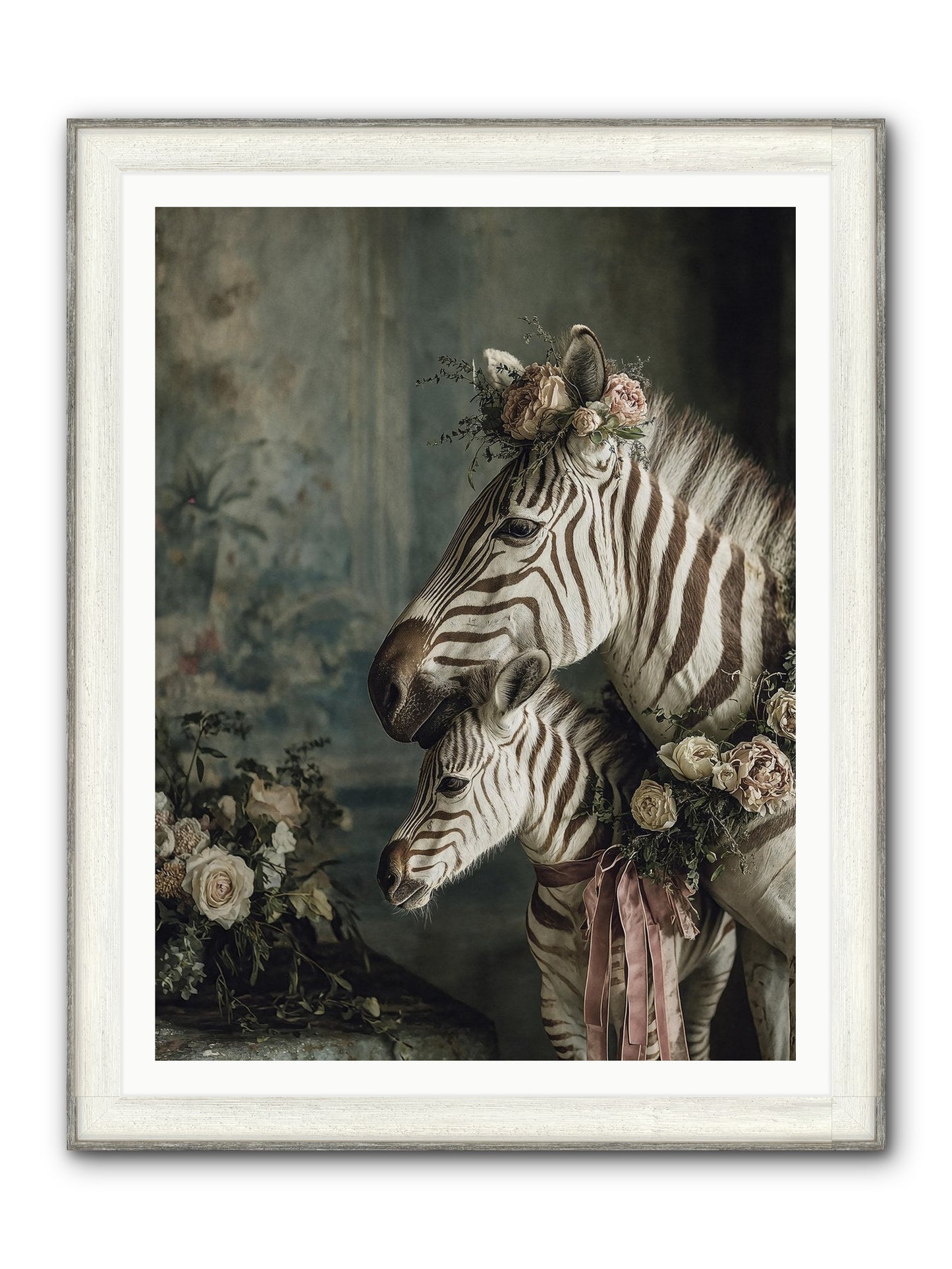 Where Wishes Live Framed Print - Driftwood White 36x48