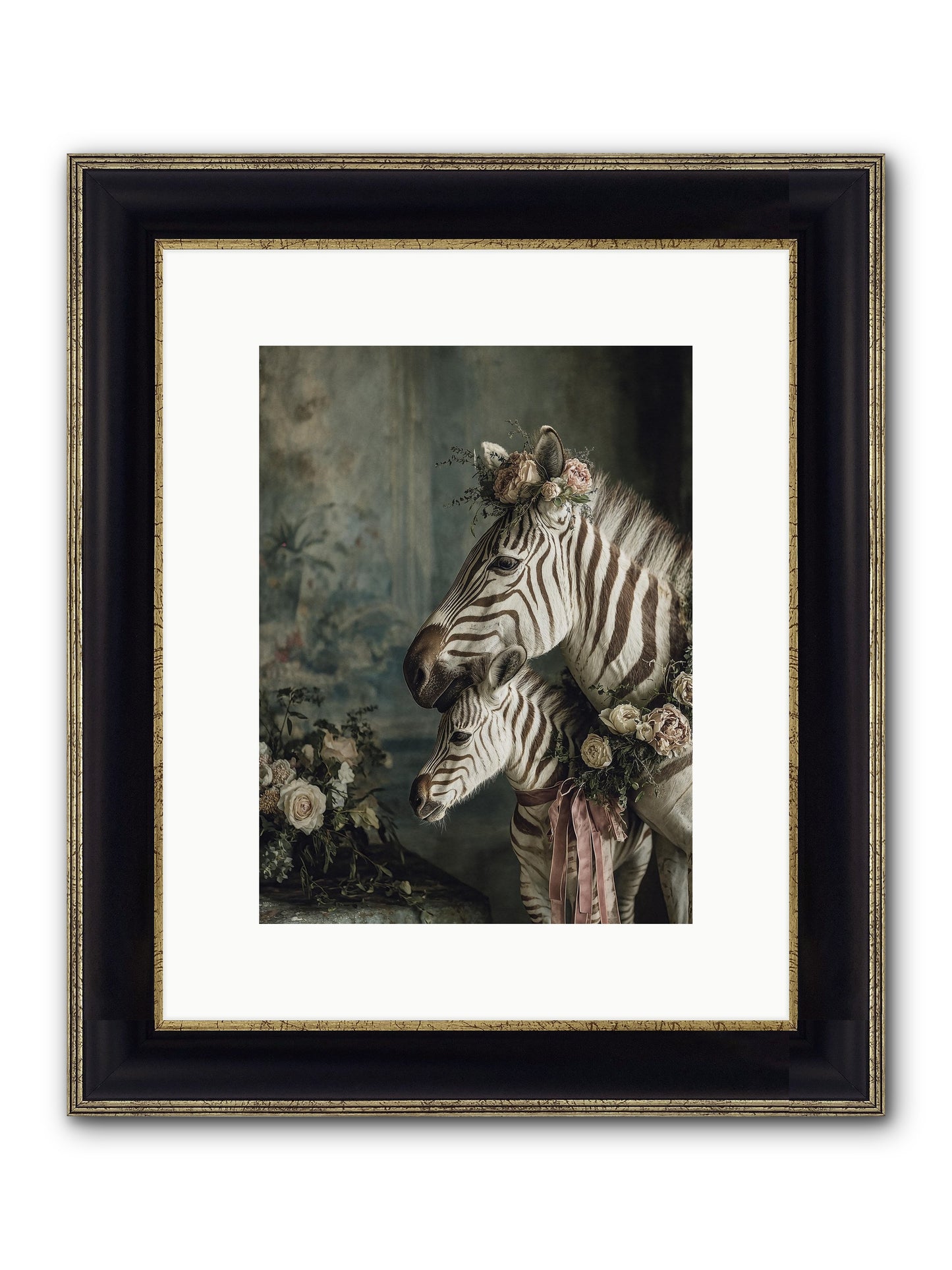 Where Wishes Live Framed Print - Black & Gold 9x12
