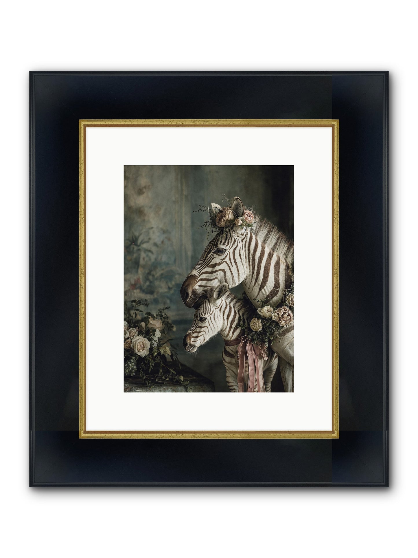 Where Wishes Live Framed Print - Wide Black w/Gold 9x12