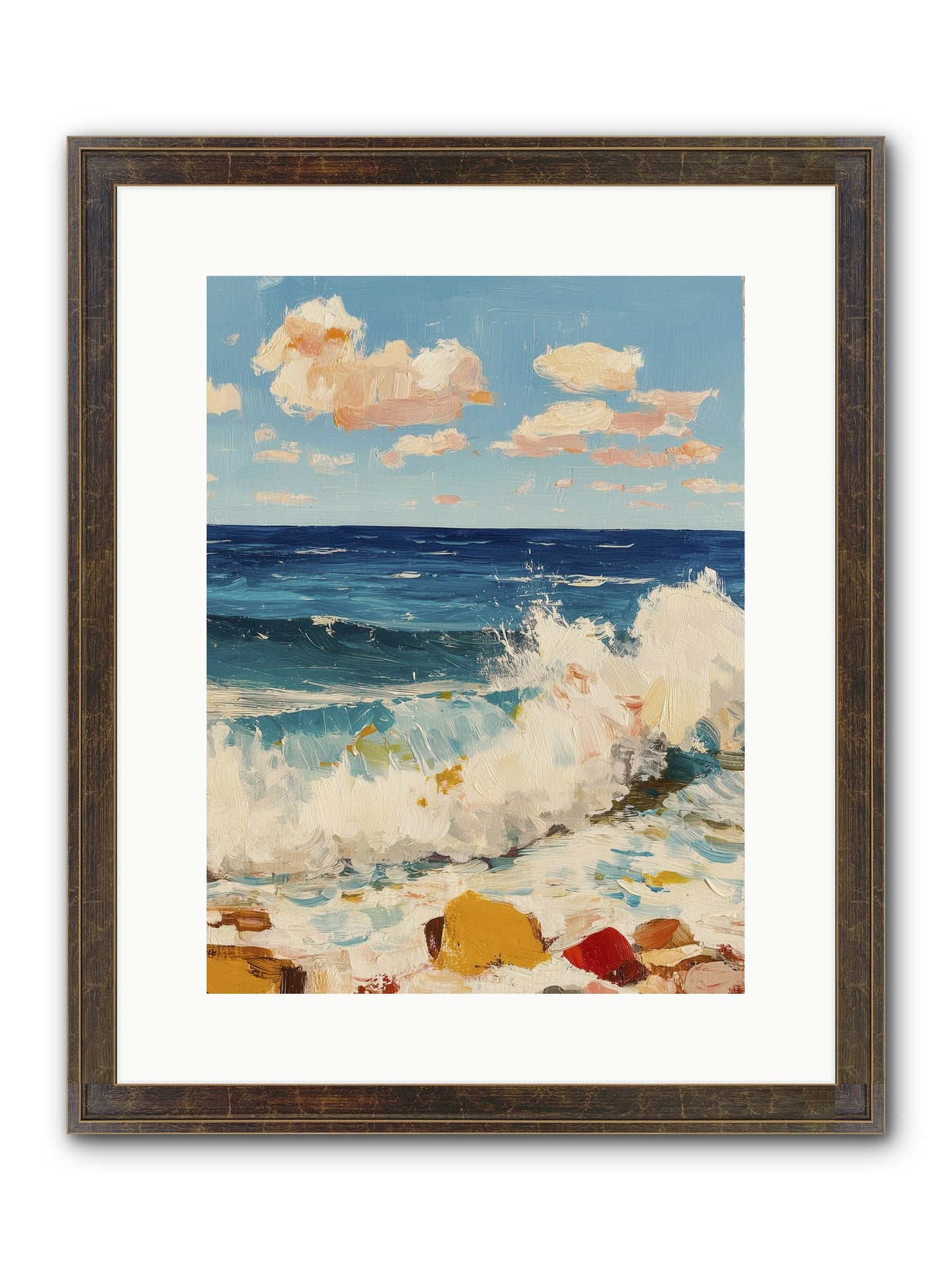 Where Worlds Collide Framed Print - Slimwoods Black/Gold 12x16